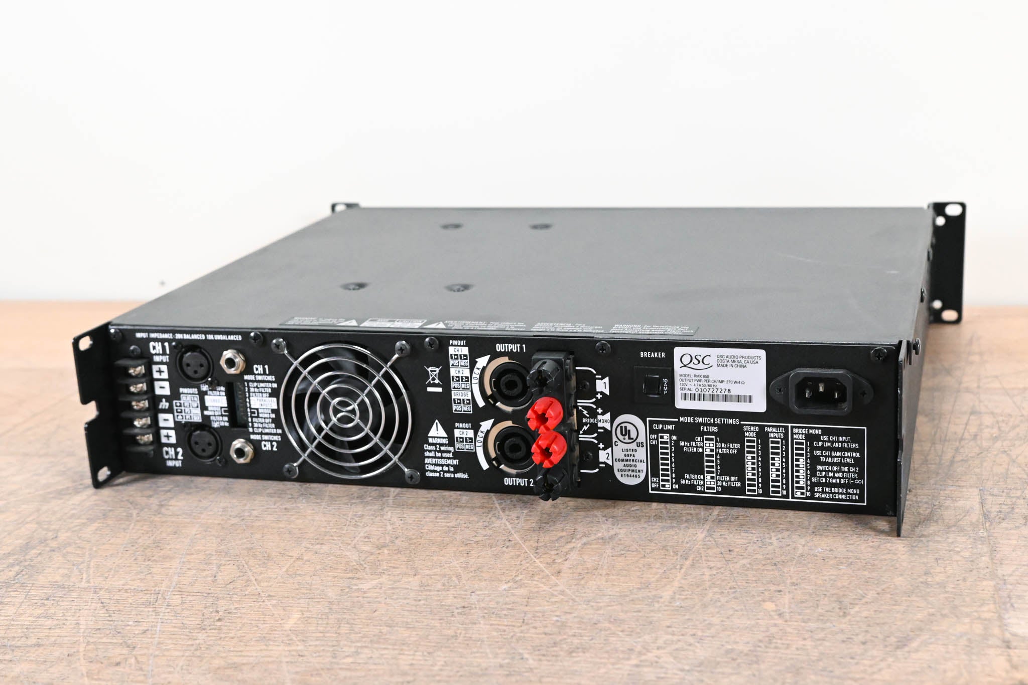 QSC RMX850 2-Channel Power Amplifier