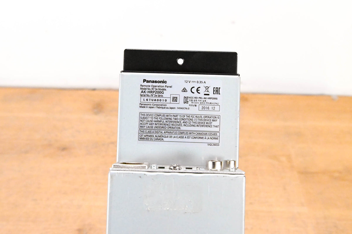 Panasonic AK-HRP200G Remote Operation Panel