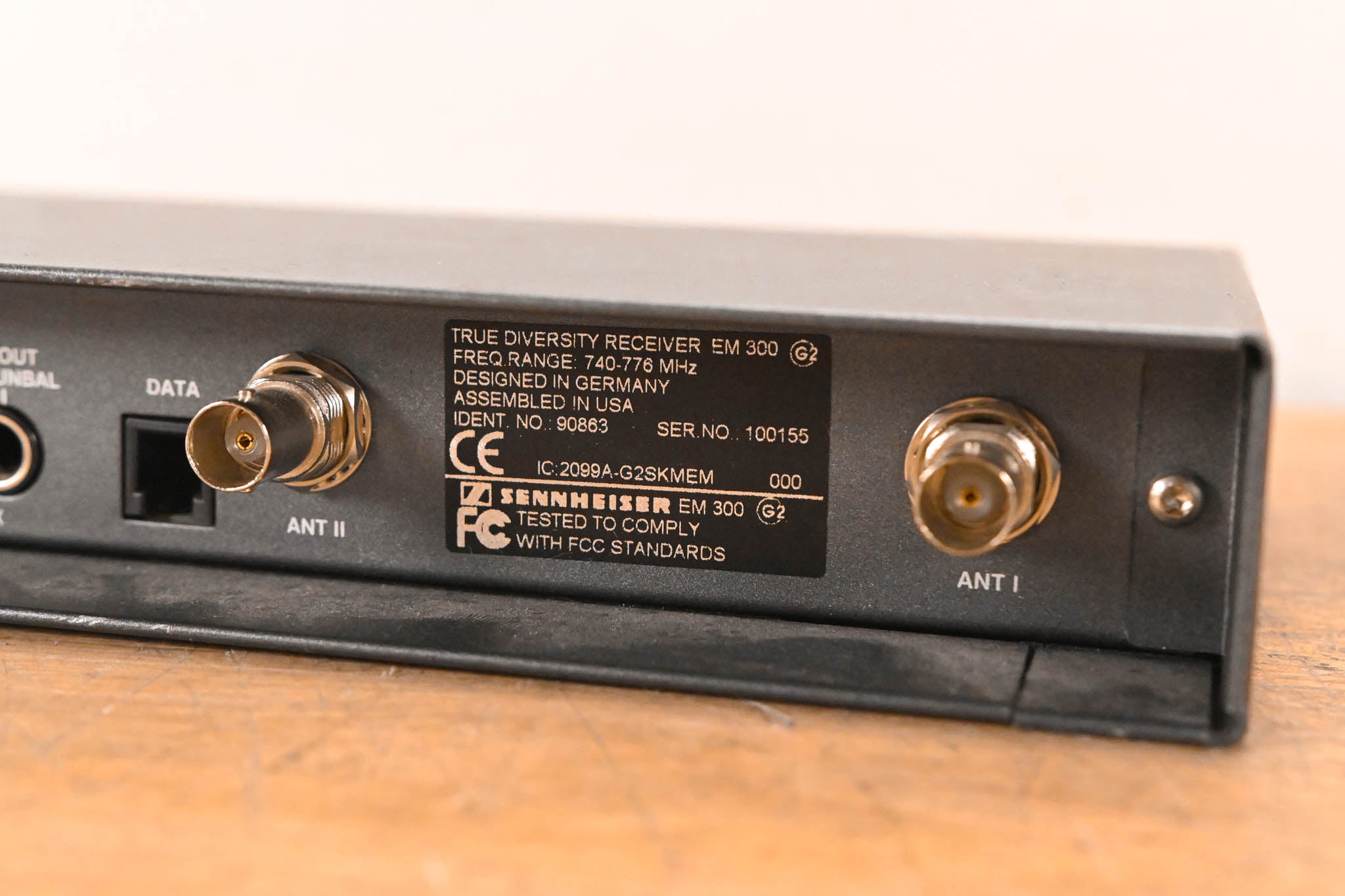 Sennheiser EM 300 G2 Wireless Receiver - 740-776 MHz (NO POWER SUPPLY)