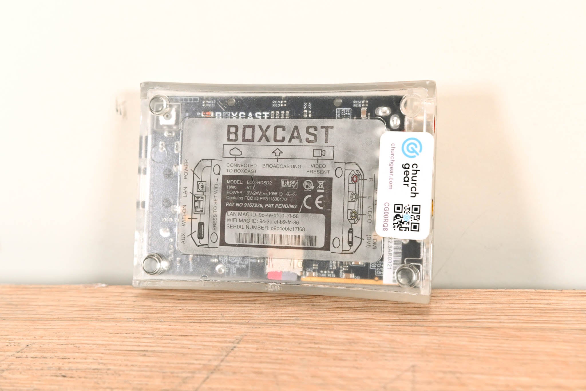 Boxcast BOX-HDSD2 HD Live Video Streaming Encoder (NO POWER SUPPLY)