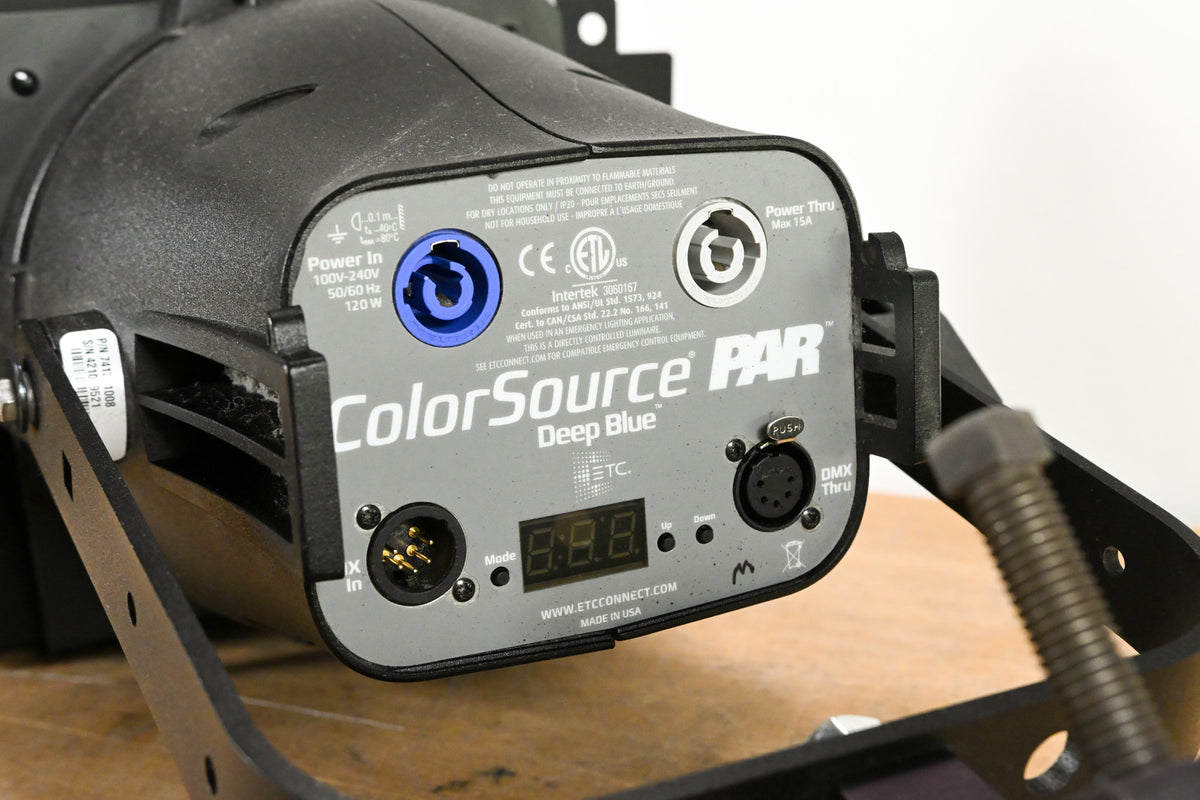 ETC ColorSource PAR Deep Blue LED Wash Light - Black