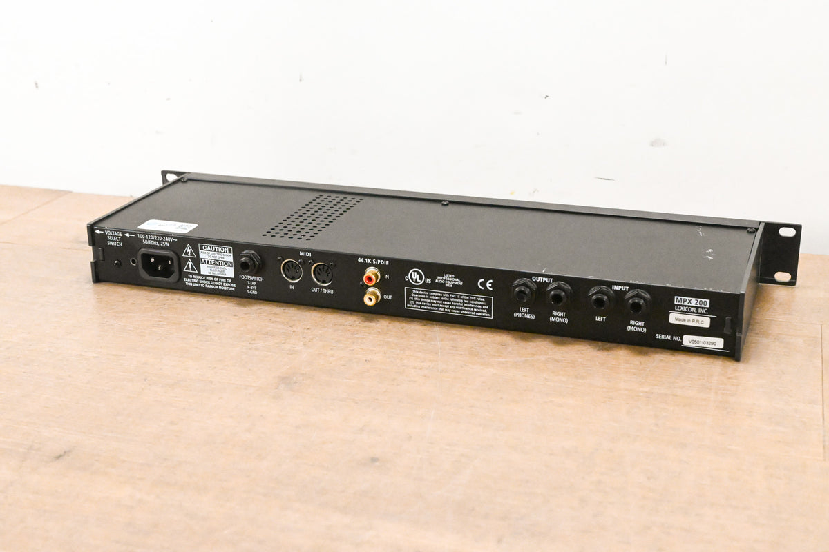 Lexicon MPX 200 24-Bit Two-Channel Multi-Effect Processor