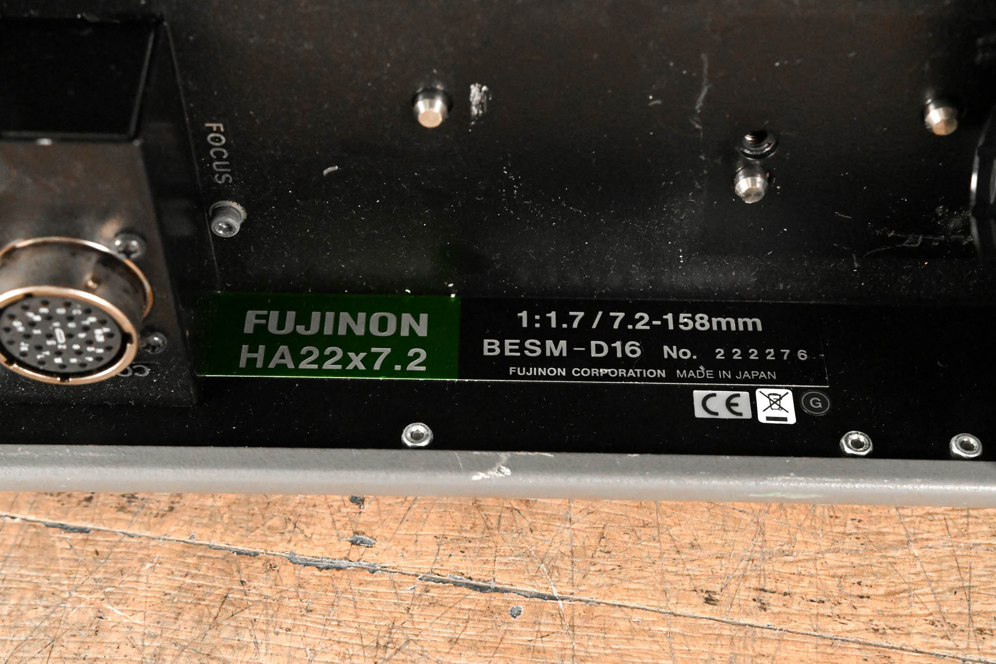 Fujinon HA22x7.2BESM-D16 DIGI 22 Studio Lens