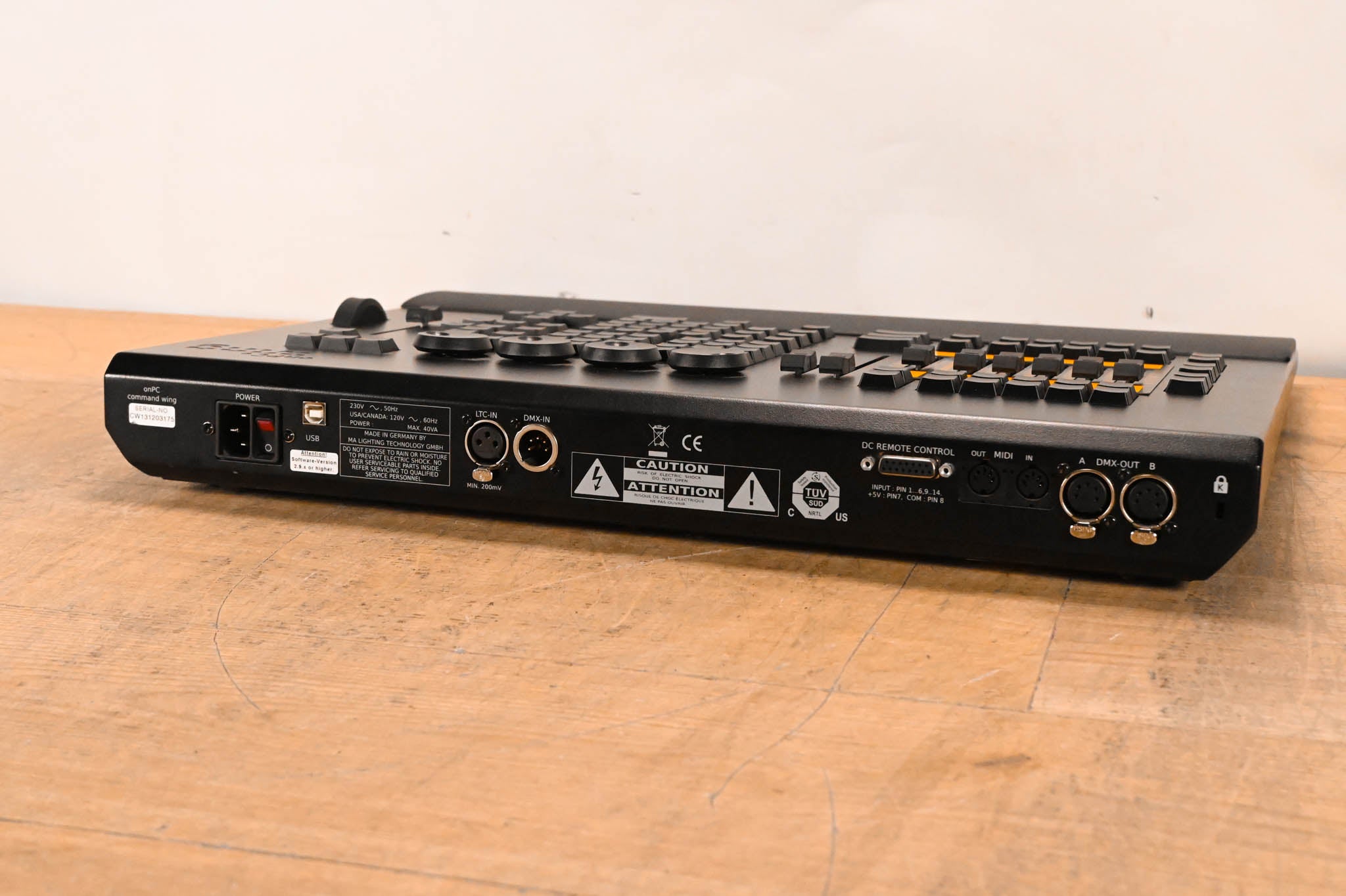 MA Lighting grandMA2 onPC command wing