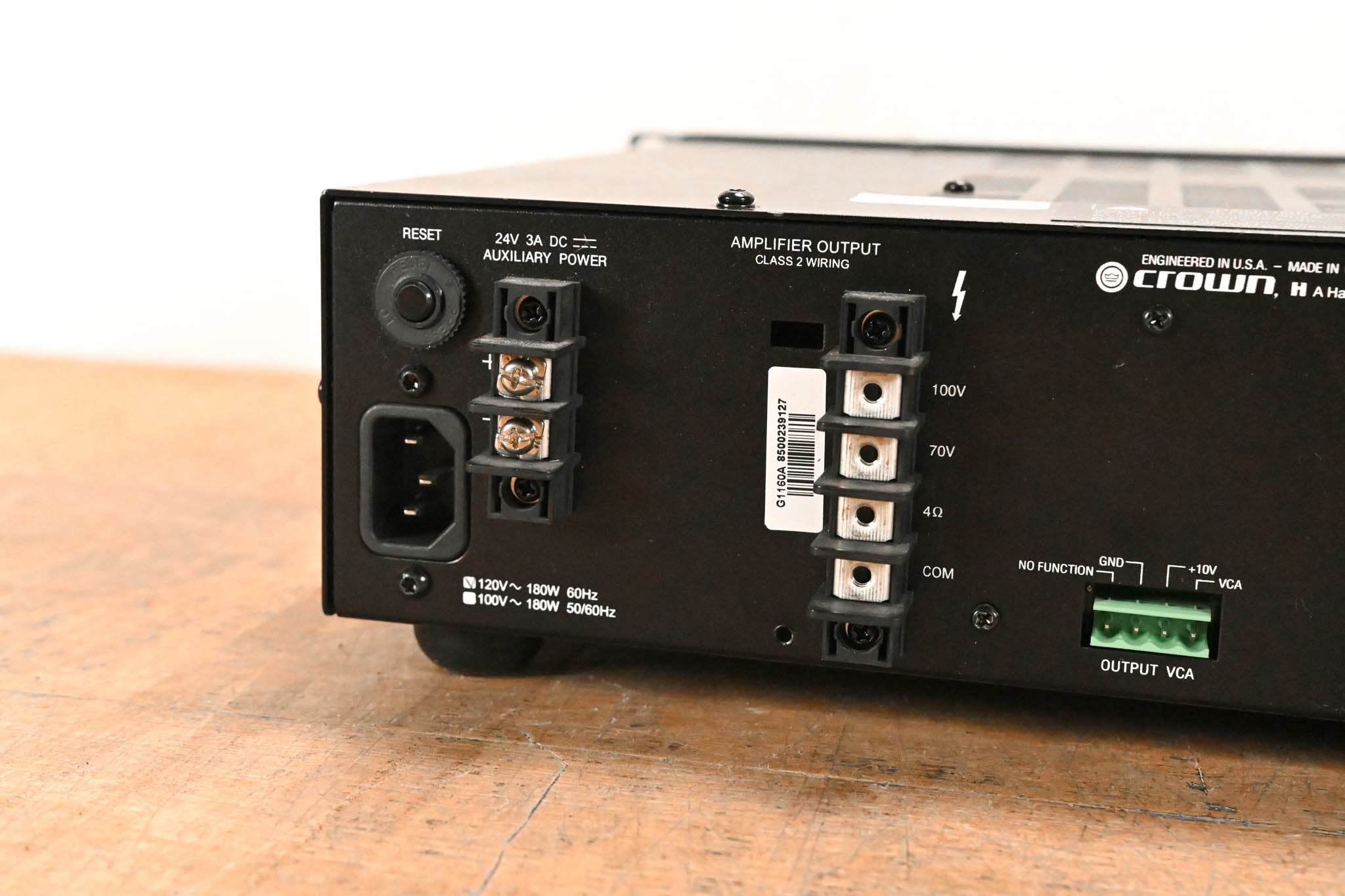 Crown 1160A Single Channel Amplifier