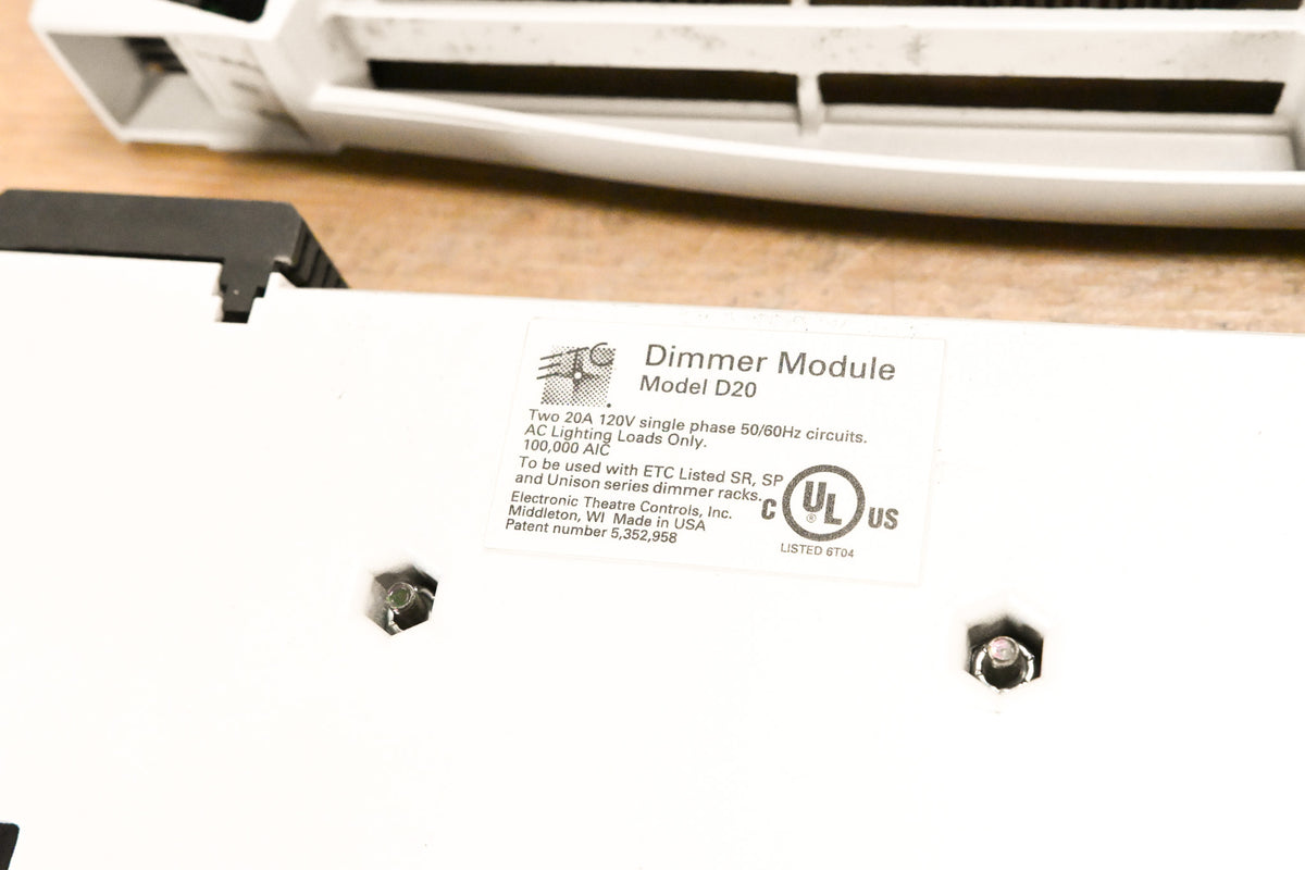 ETC D20 Dual 20A Dimmer Module (Pack of 4)