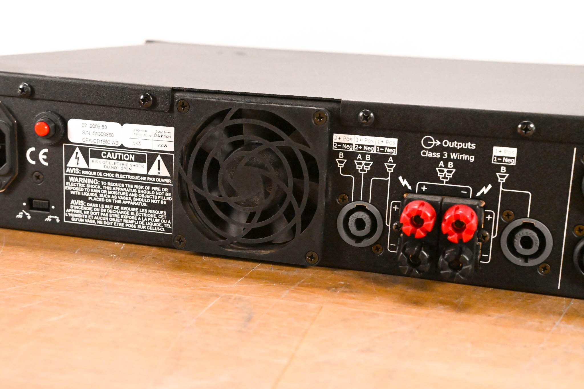 Crest Audio CD-1500 2-Channel Power Amplifier