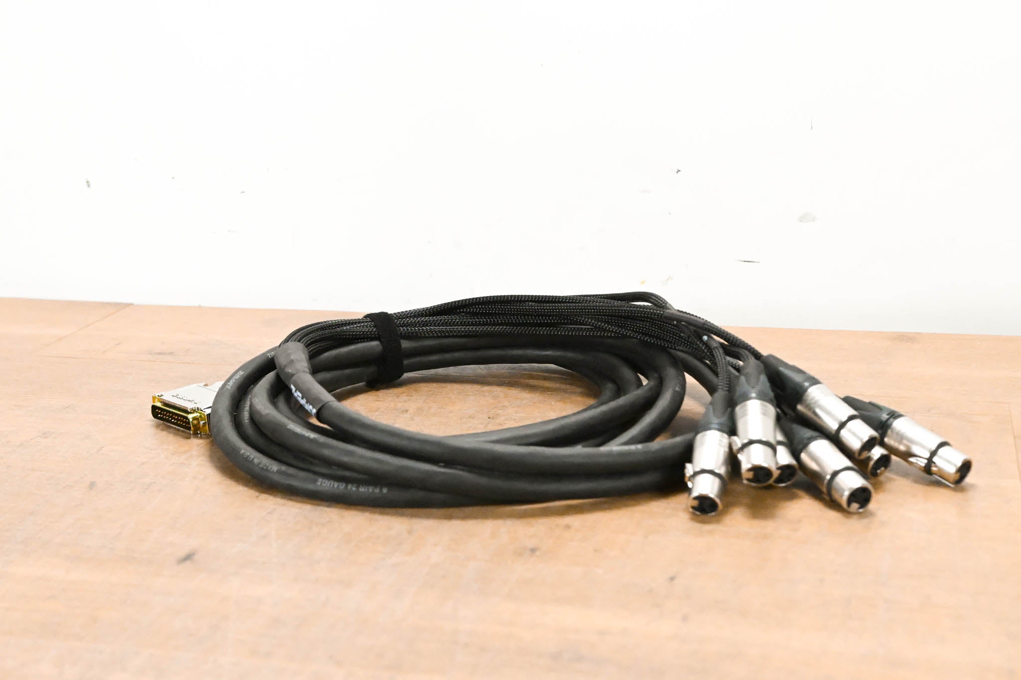 JUMPERZ ZipLine DB25 Male to XLRF 8-Channel Analog Audio Cable - 15'