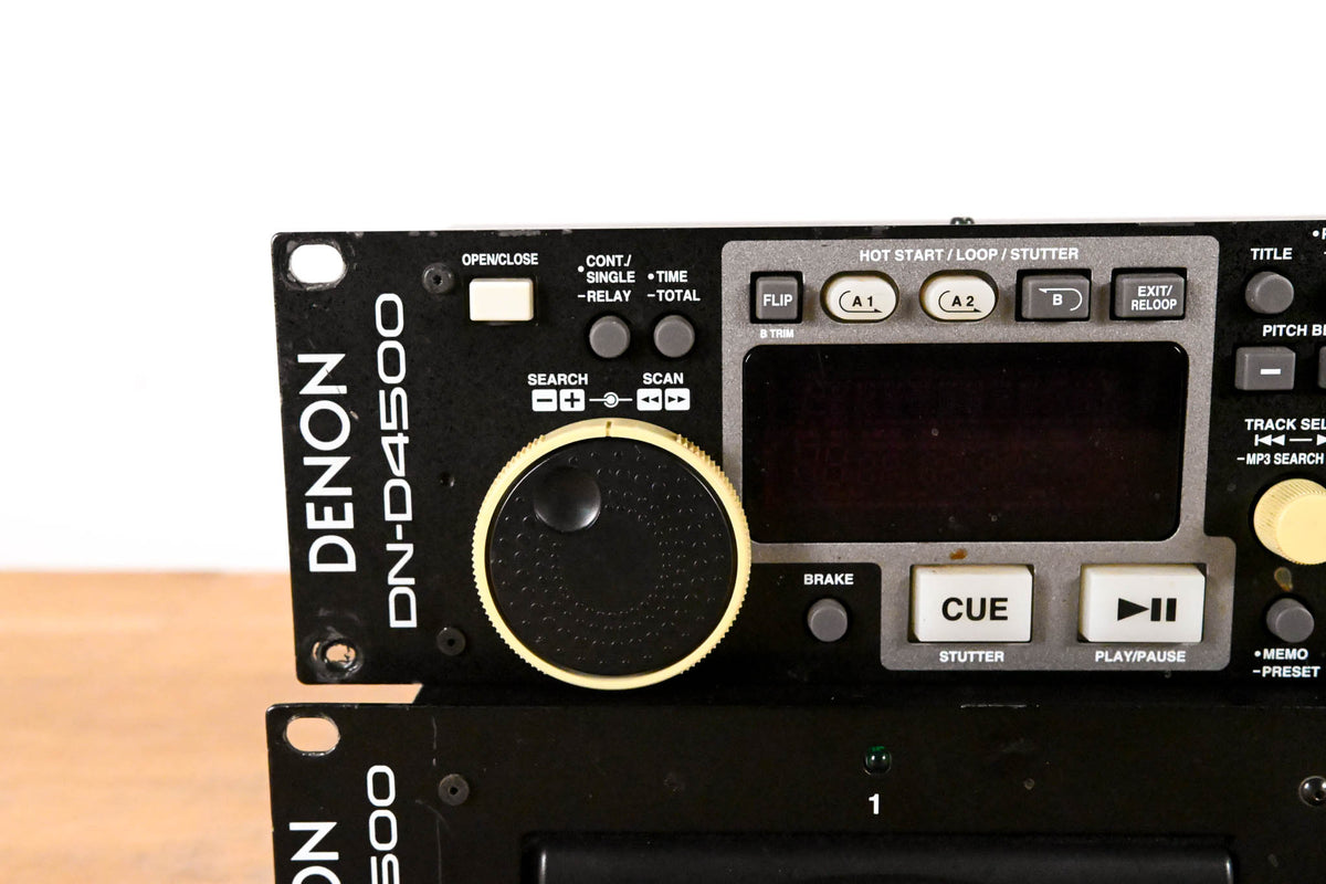 Denon DN-D4500 Rackmount Dual CD/MP3 Player with Remote Control