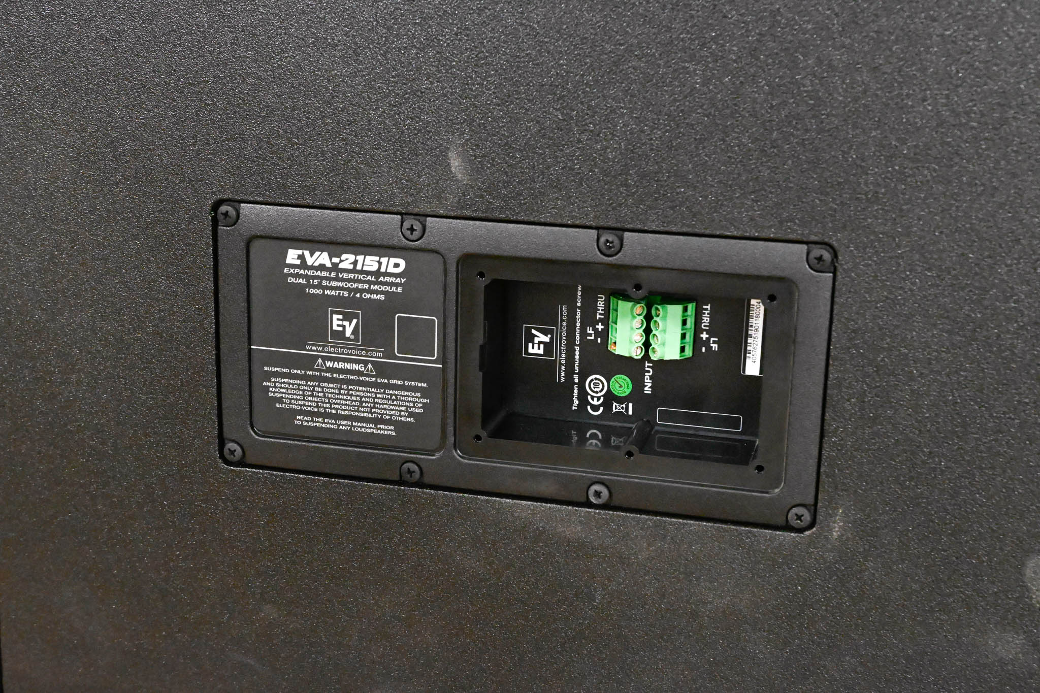 Electro-Voice (EV) EVA-2151D Dual 15" Passive Line Array Subwoofer