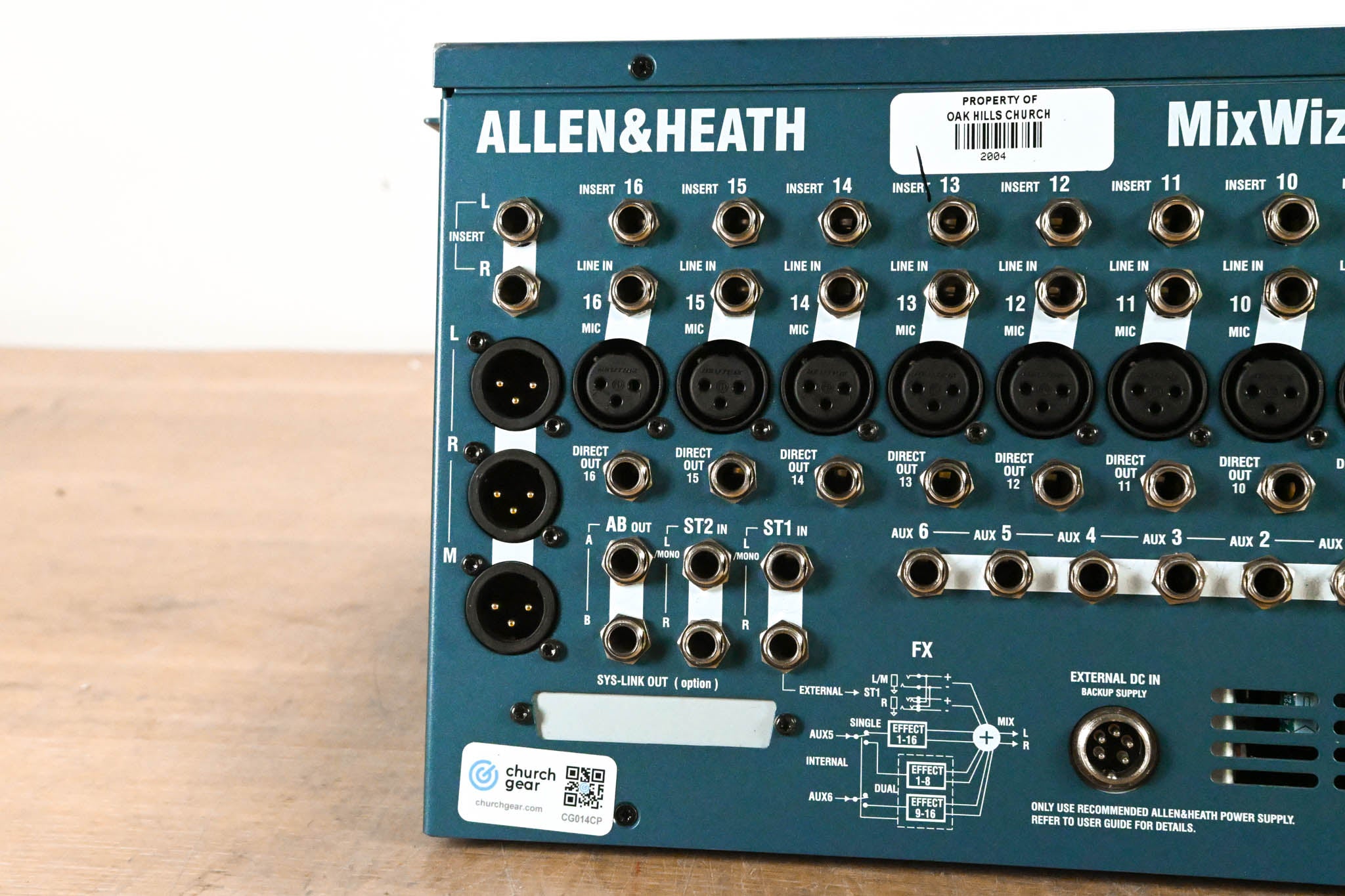 Allen & Heath MixWizard WZ3 16:2 16-Channel Analog Mixer