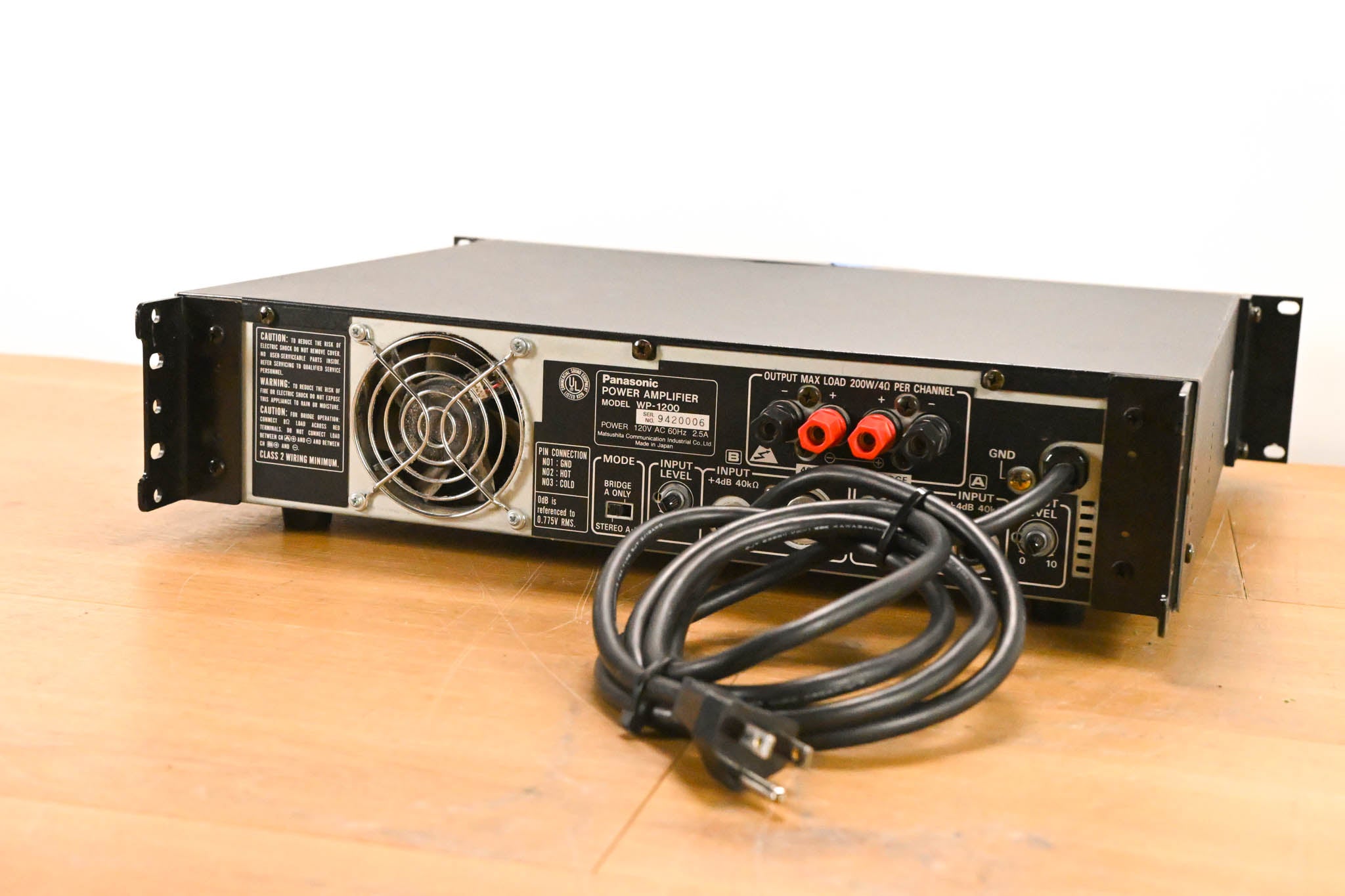 Ramsa WP-1200 2-Channel Power Amplifier CG01Y1G