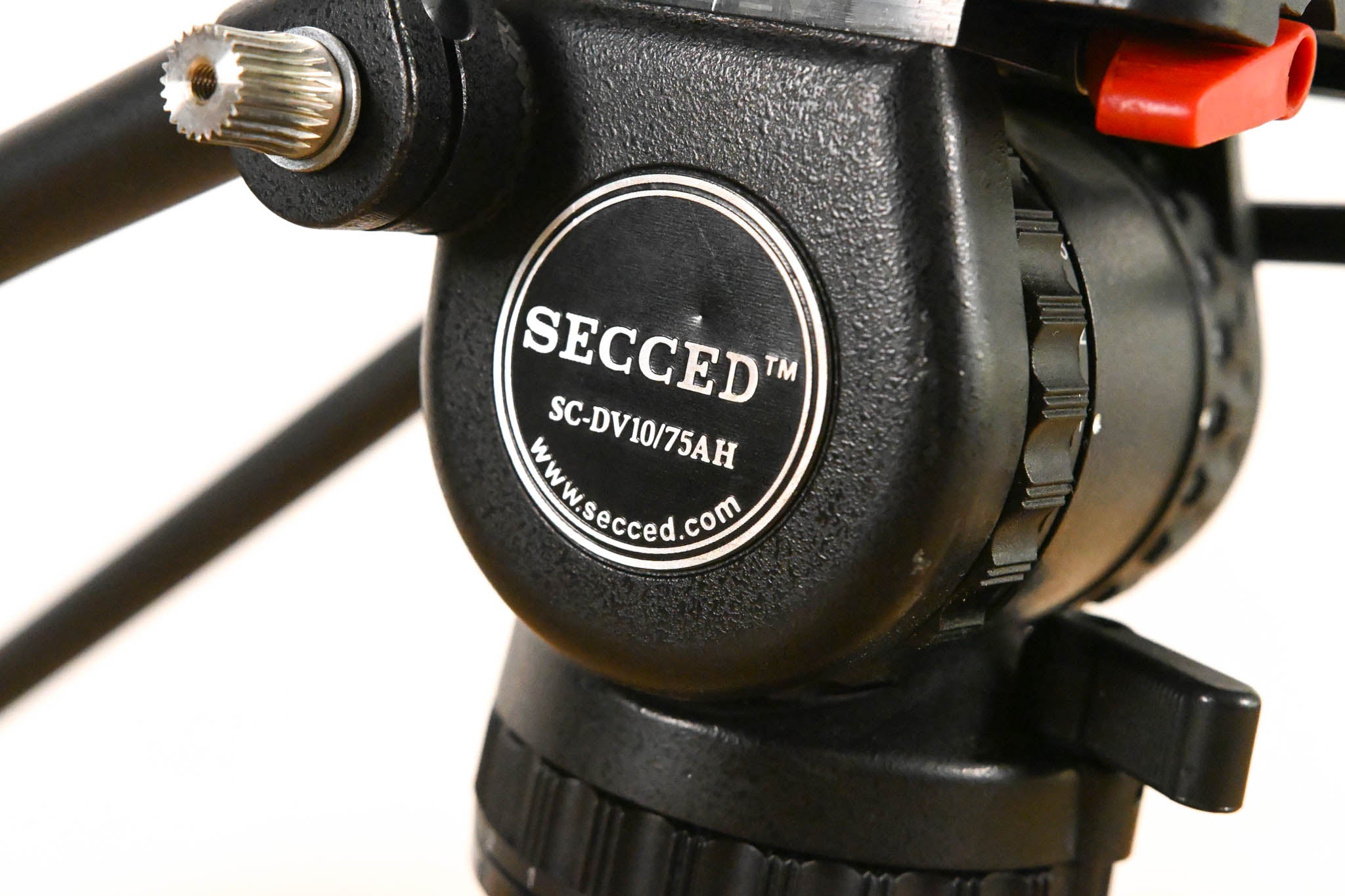Secced SC-DV10/75AH 75mm Fluid Video Head w/ Dual Pan Bars