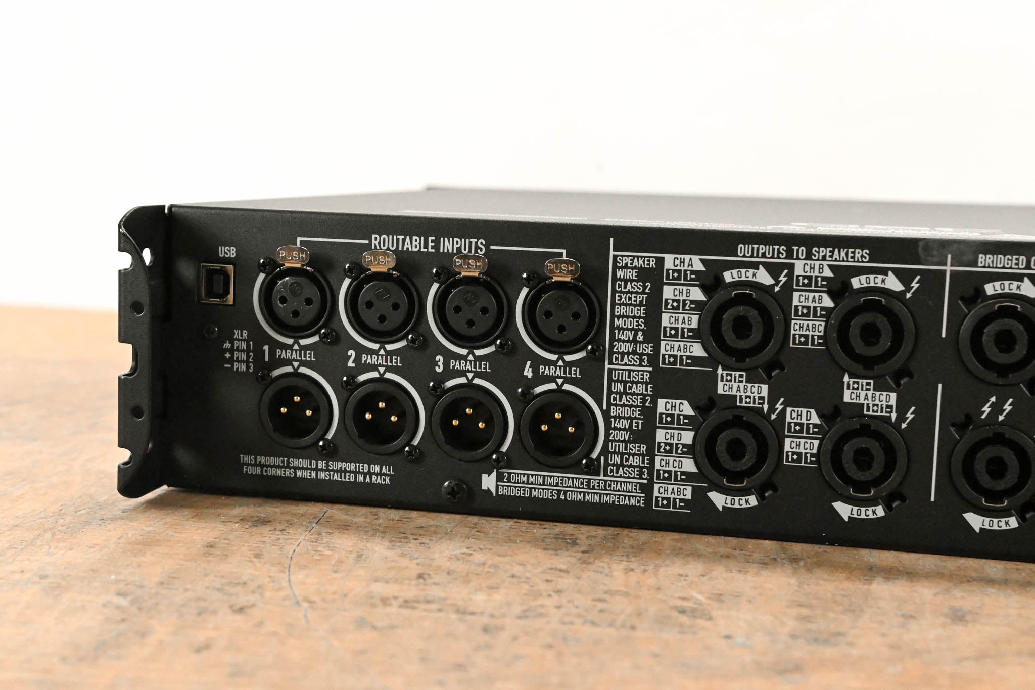 QSC PLD4.5 Four-Channel Power Amplifier with DSP