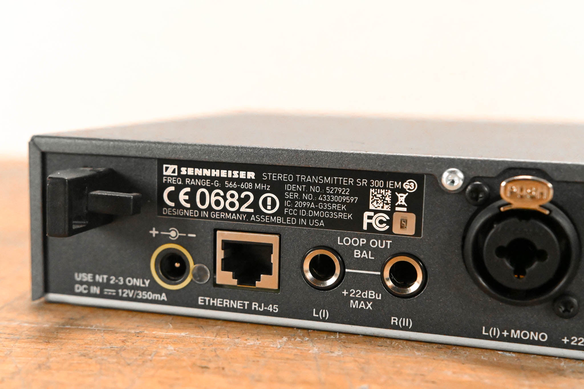 Sennheiser SR 300 IEM G3 Wireless Transmitter 566-608MHz NO POWER SUPPLY