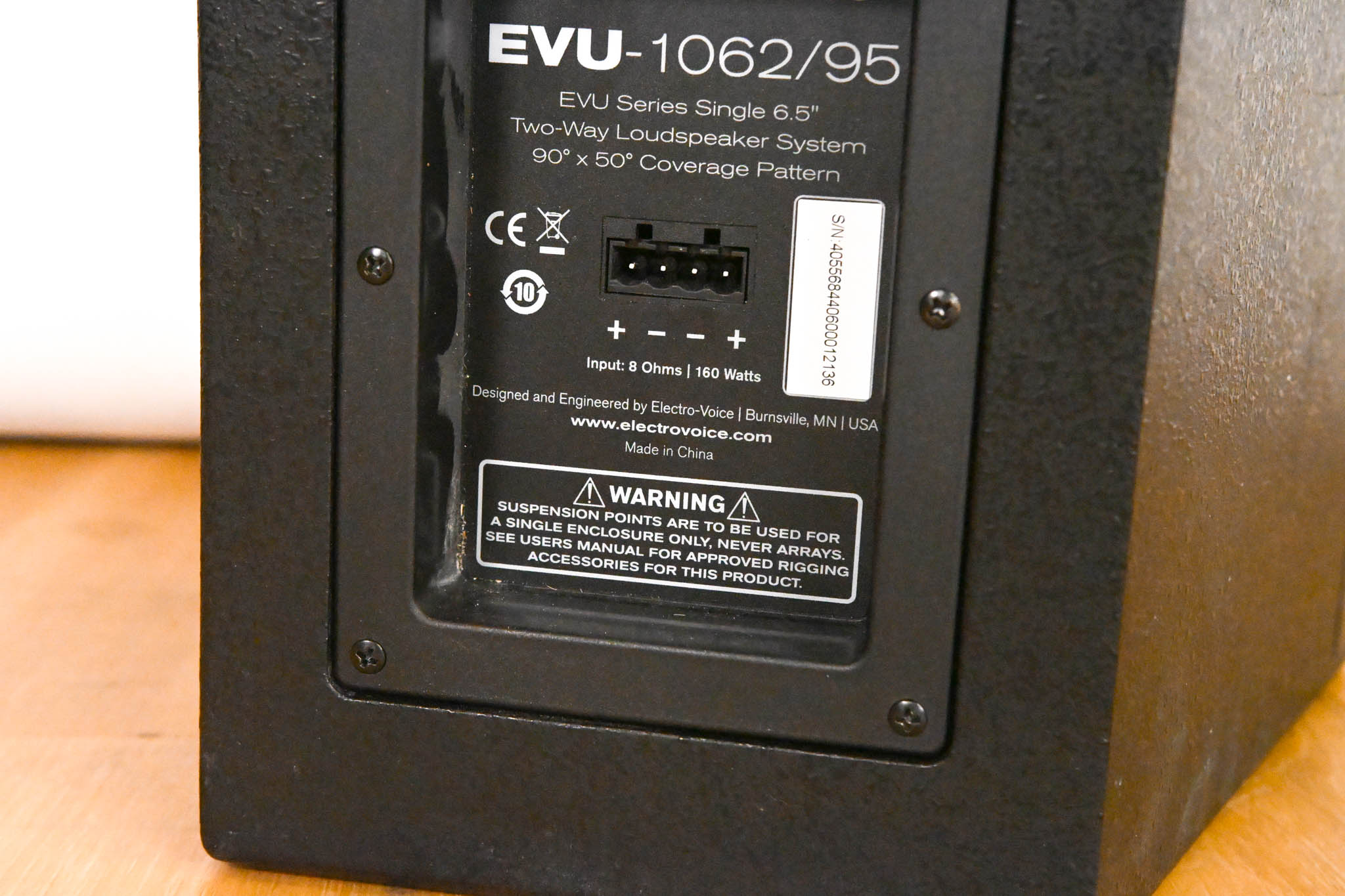 Electro-Voice (EV) EVU-1062/95 6.5" 2-Way Passive Loudspeaker