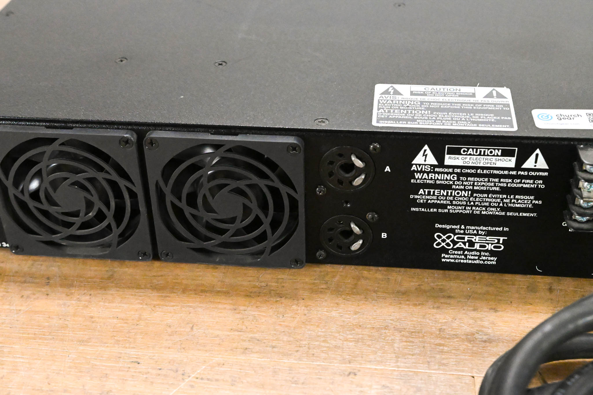 Crest Audio 7001 2-Channel Power Amplifier