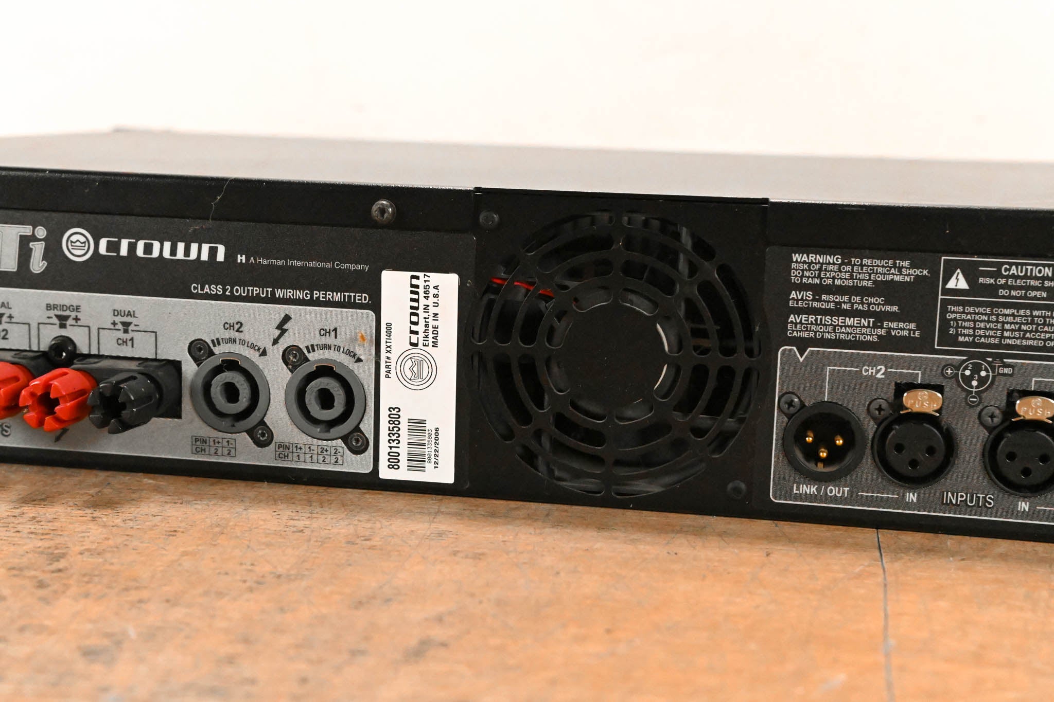 Crown XTi 4000 Stereo Power Amplifier with DSP