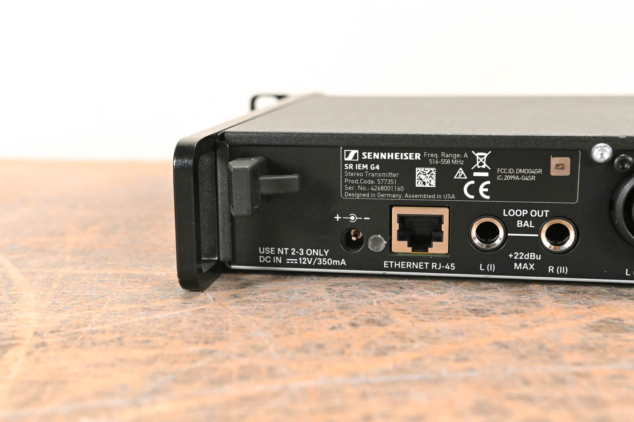 Sennheiser SR IEM G4 Wireless IEM Transmitter 516-558MHz NO POWER SUPPLY