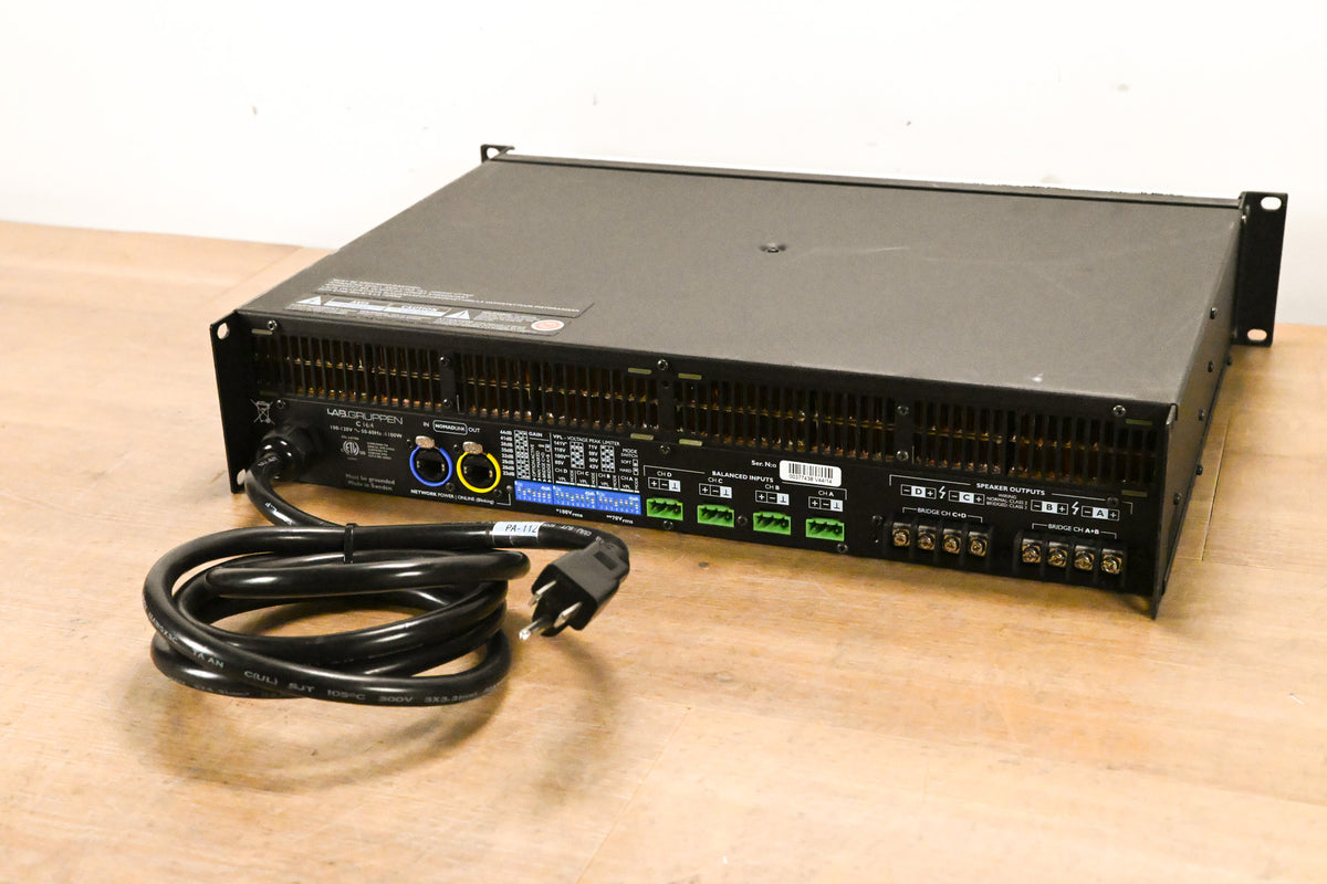 Lab Gruppen C 16:4 1600W Four-Channel Power Amplifier
