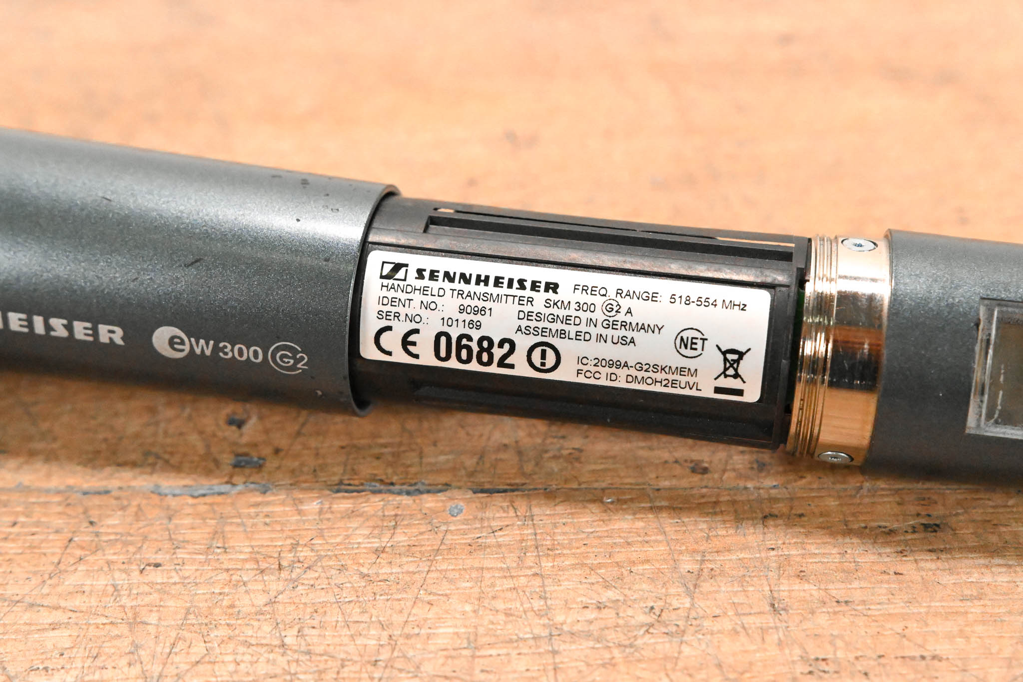 Sennheiser ew 300 G2 Handheld Wireless System 518-554MHz NO POWER SUPPLY