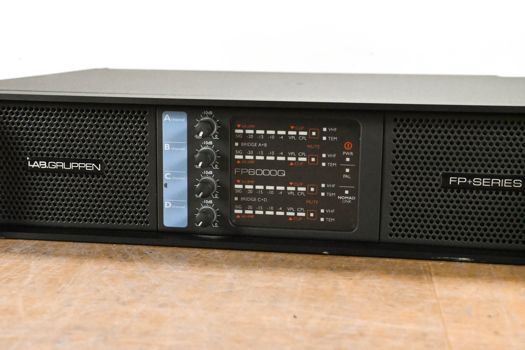 Lab Gruppen FP6000Q 6000W Four-Channel Power Amplifier