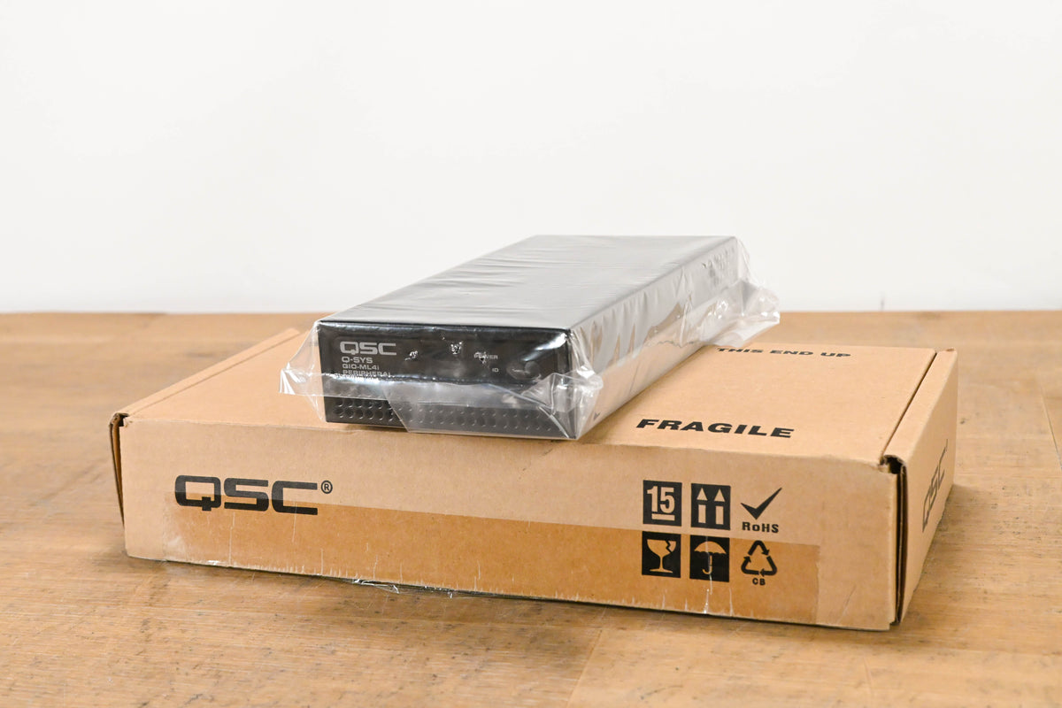 QSC Q-SYS QIO-ML4i Network Mic/Line Input Expander (NO POWER SUPPLY)