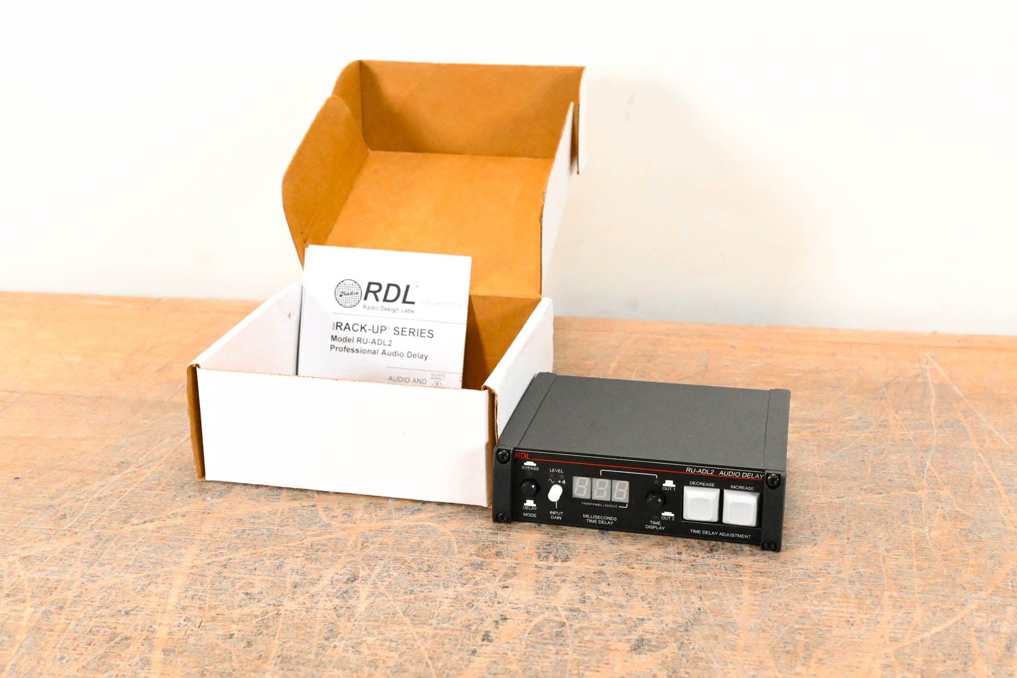 RDL RU-ADL2 Professional Audio Delay Controller (NO POWER SUPPLY)