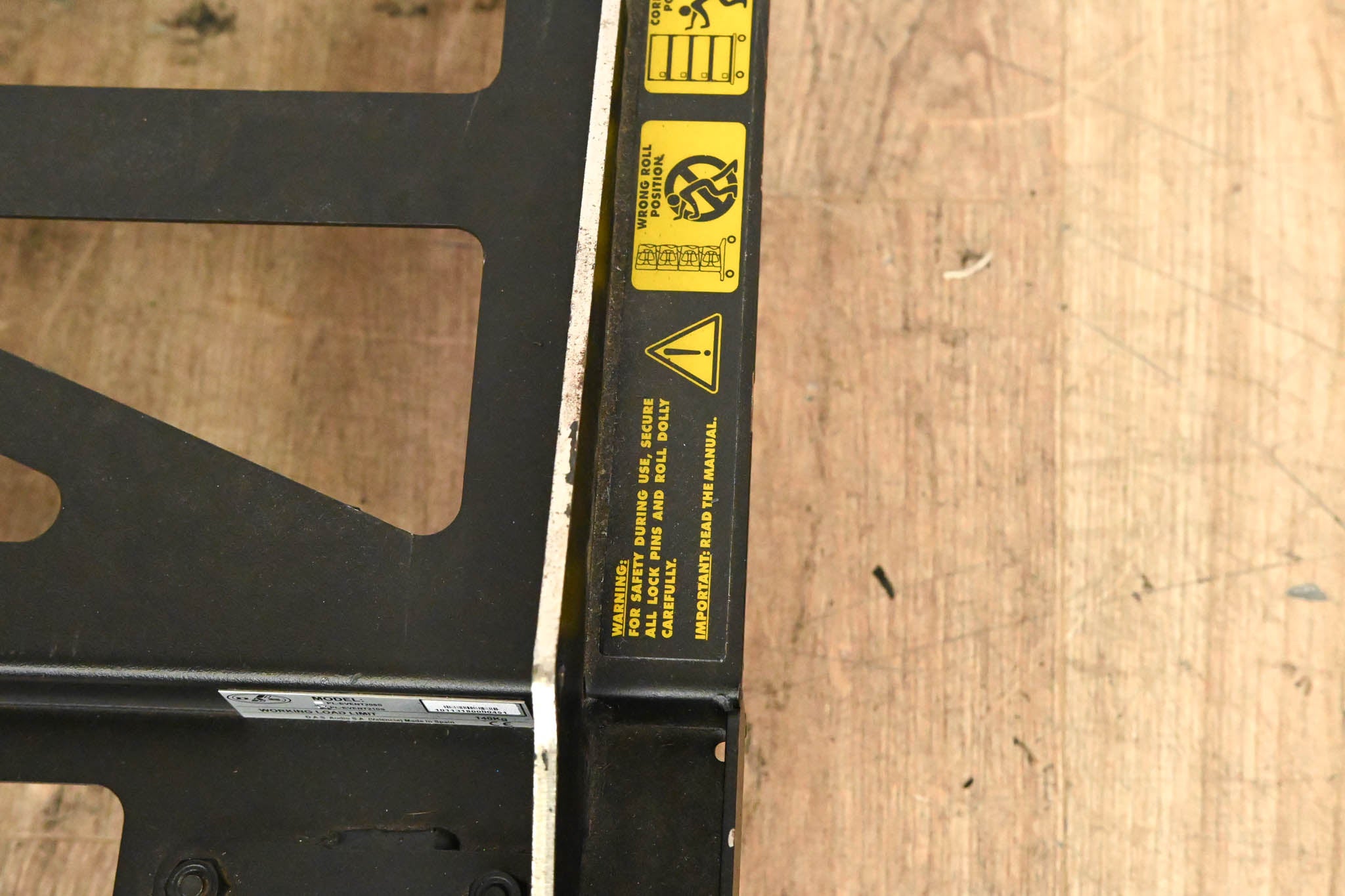 DAS Audio PL-EV210S Black Transport Dolly for EVENT-210A Speakers