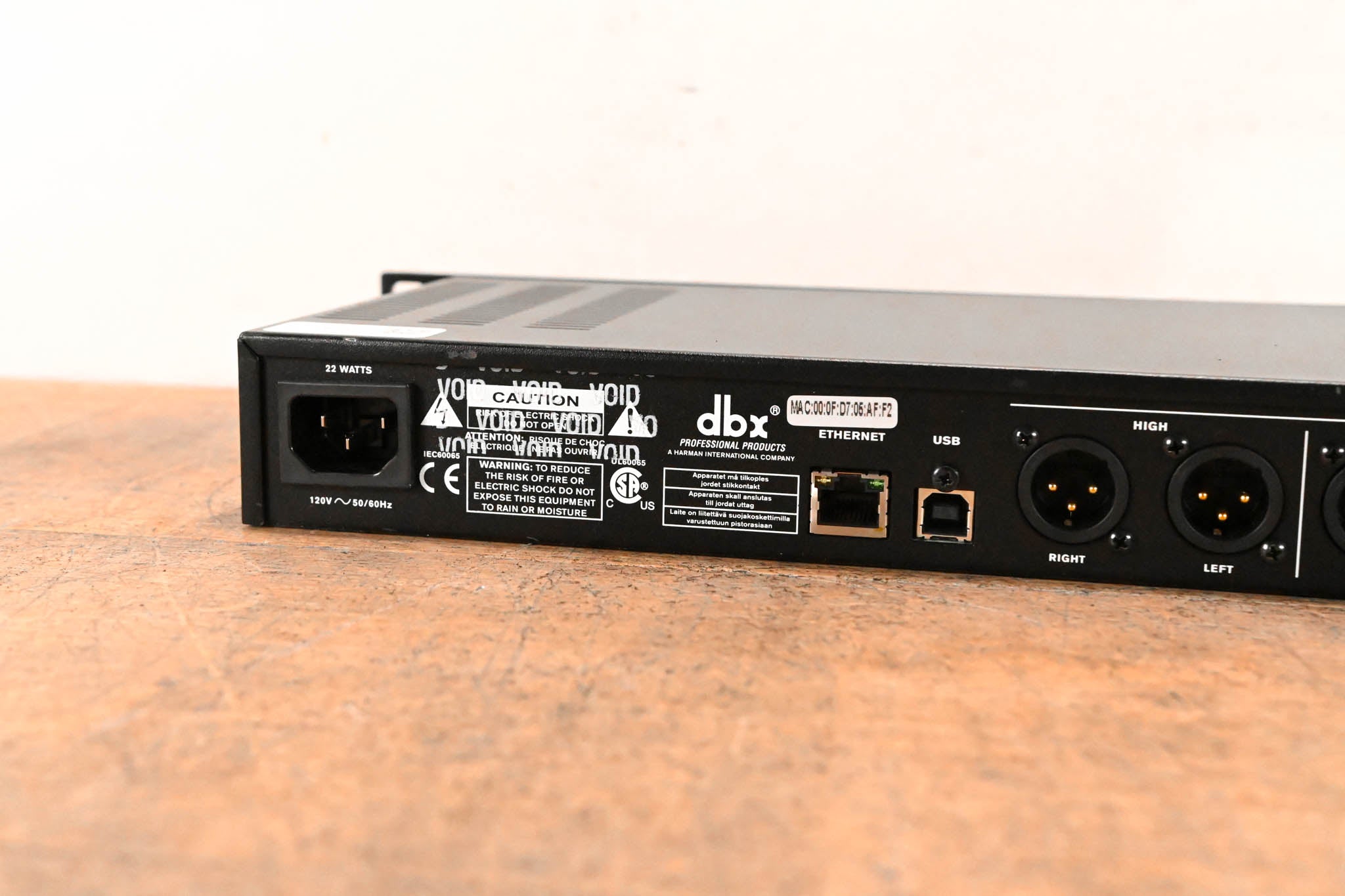 dbx DriveRack PA2 Complete Loudspeaker Management System
