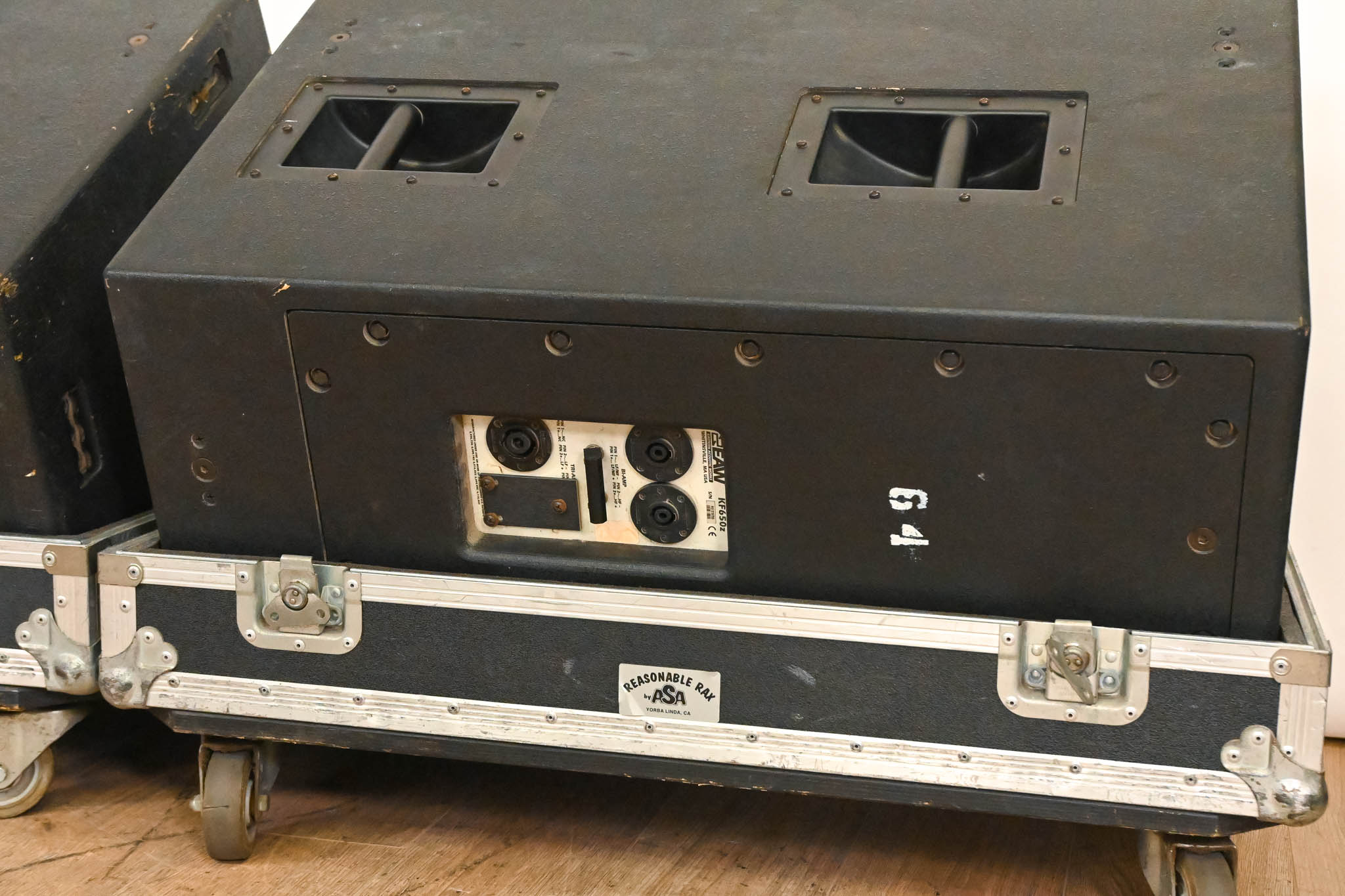 EAW KF650z Virtual Array Full Range Loudspeaker (PAIR) w/ Road Case