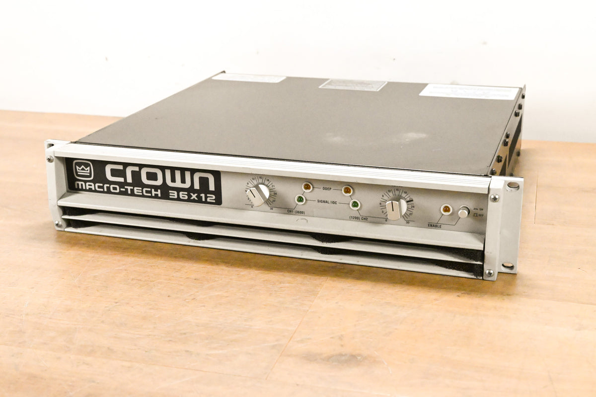 Crown Macro-Tech 36x12 2-Channel Power Amplifier