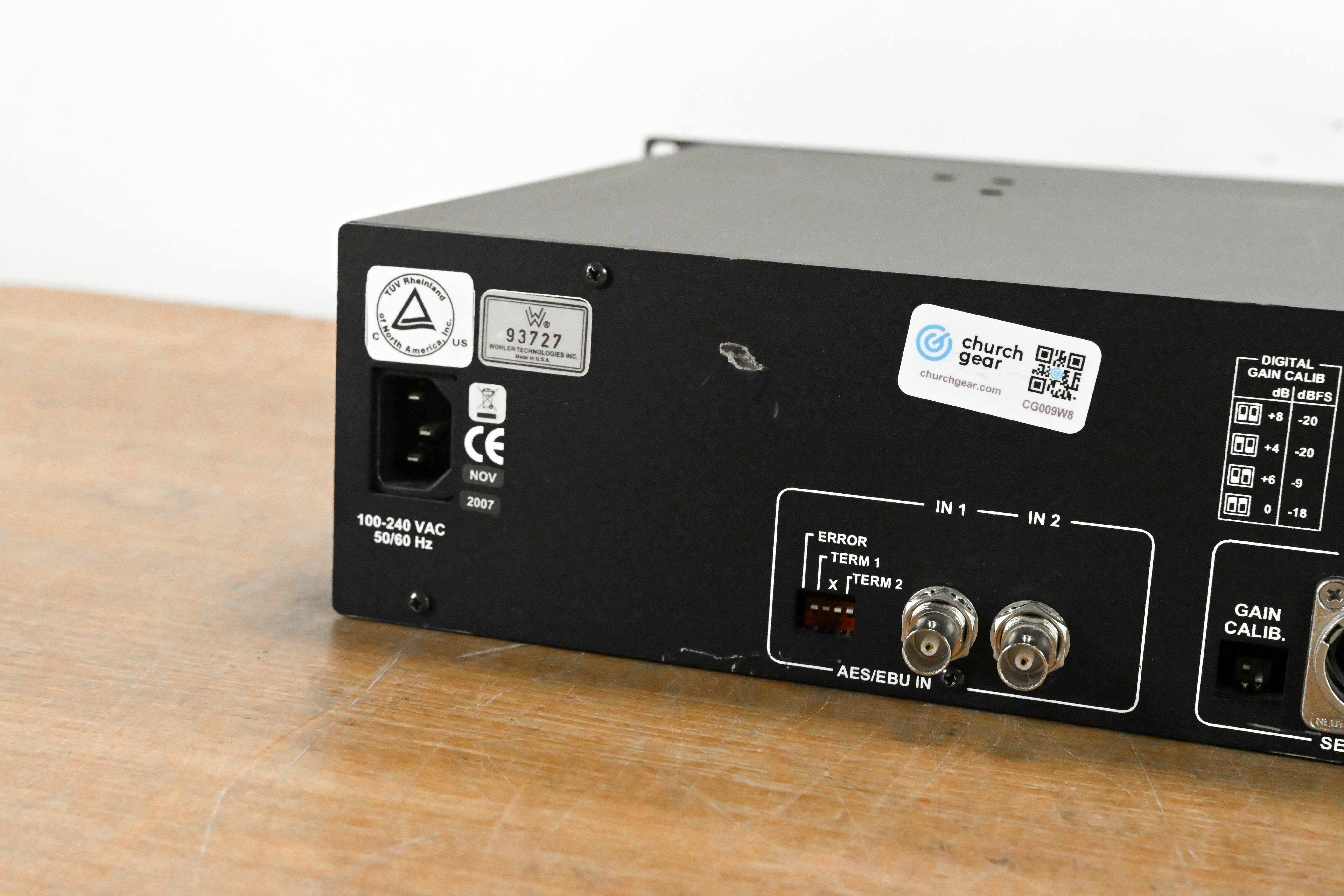 Wohler Technologies AMP2-DA Digital Audio Monitor Panel