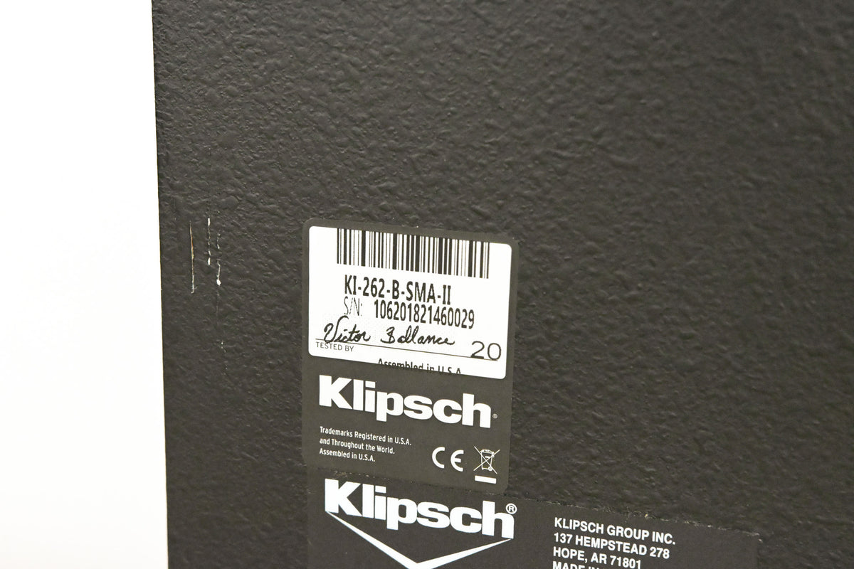 Klipsch KI-262-B-SMA-II 12" 2-Way 300W Surface-Mount Speaker - Black