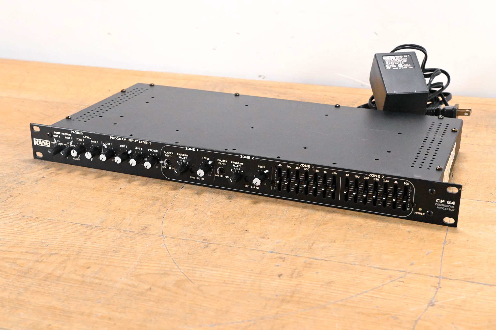 Rane CP64 Dual Zone Audio Distribution and Paging Preamp