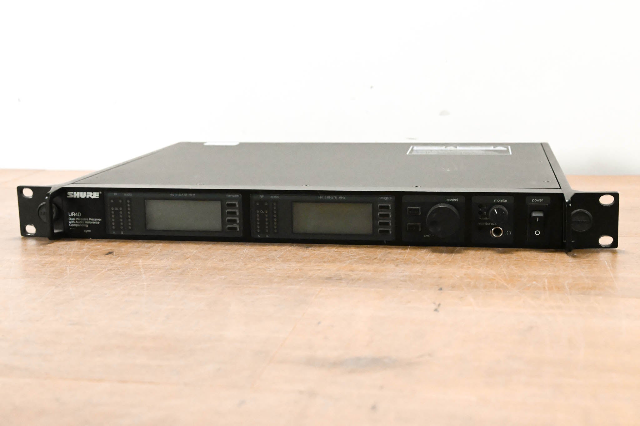 Shure UR4D Wireless Receiver w/ two UR1 Bodypack Transmitters - H4 Band