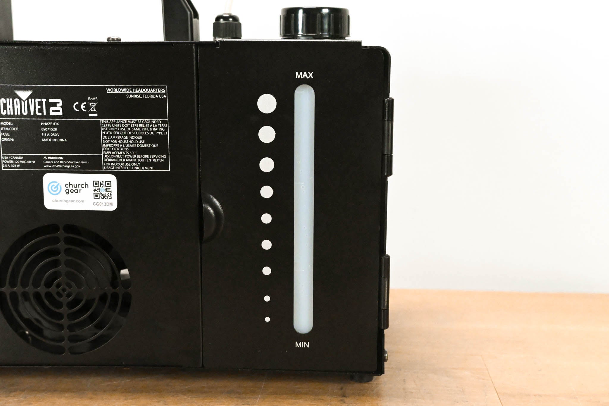 Chauvet Hurricane Haze 1DX Water-Based Haze Machine