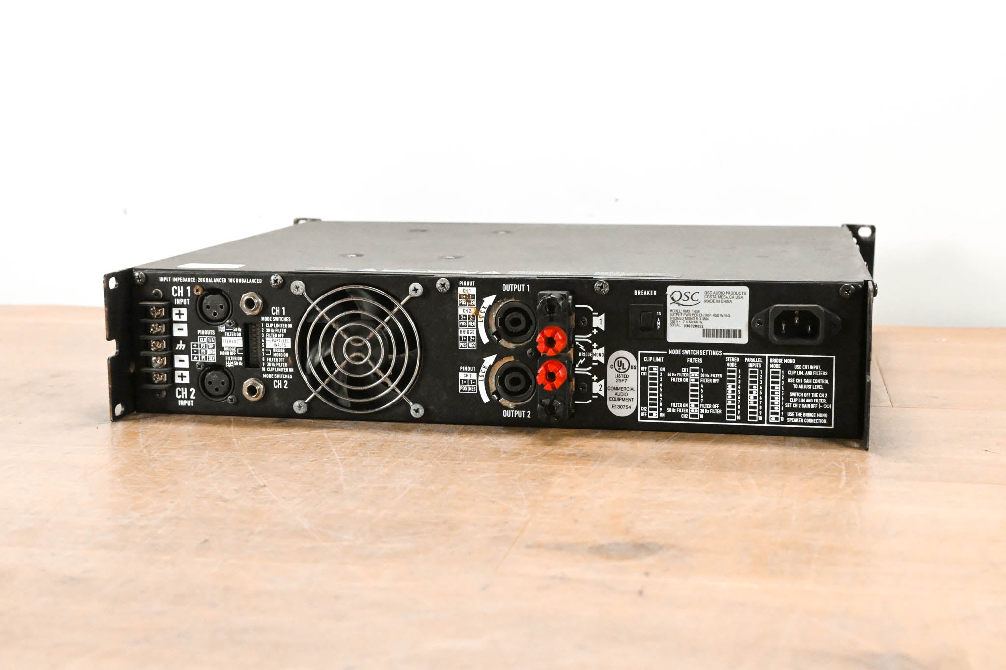 QSC RMX1450 2-Channel Power Amplifier