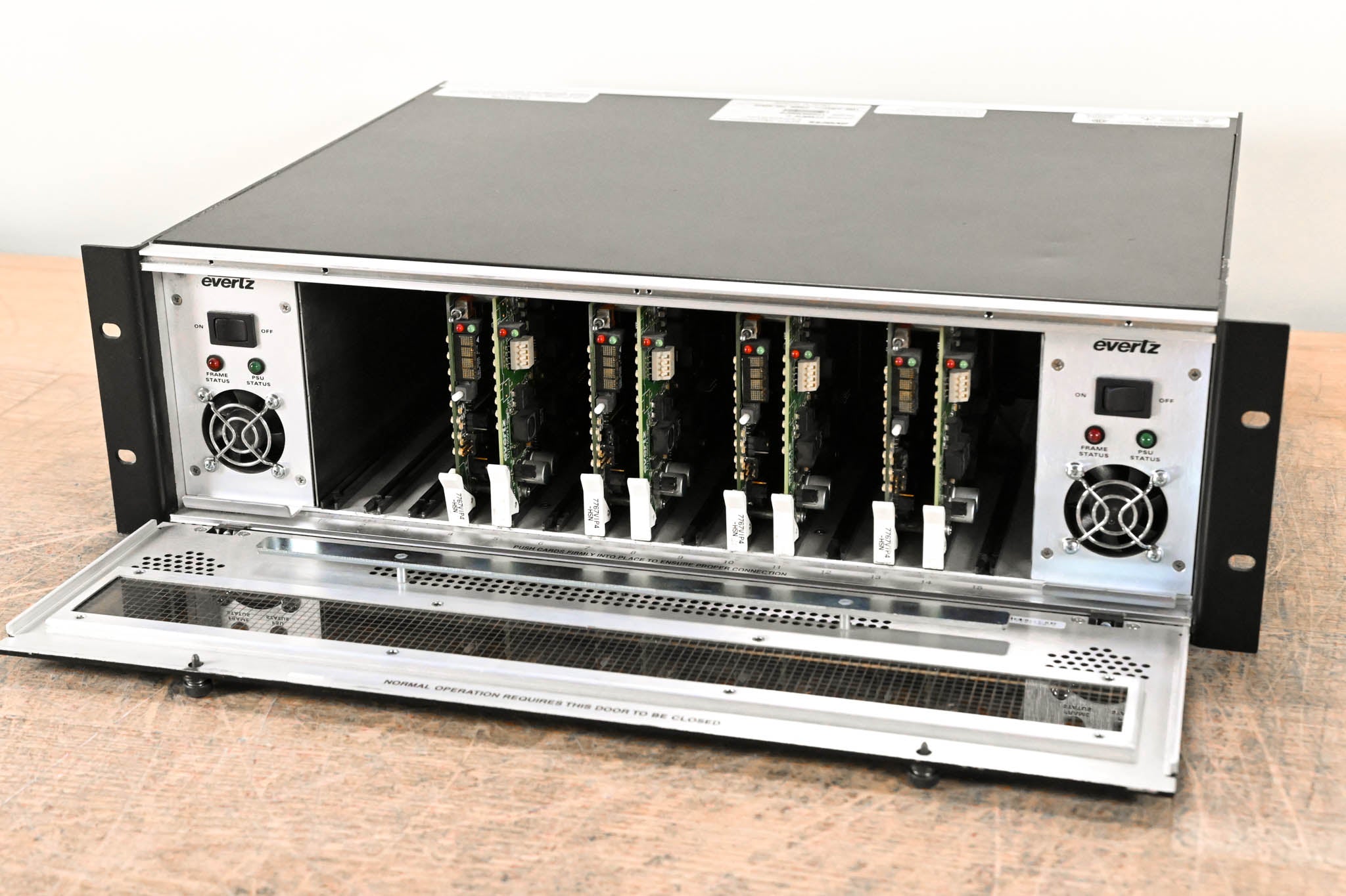 Emyuページ Evertz 7700FR-C MultiFrame Chassis with Cards CG00424