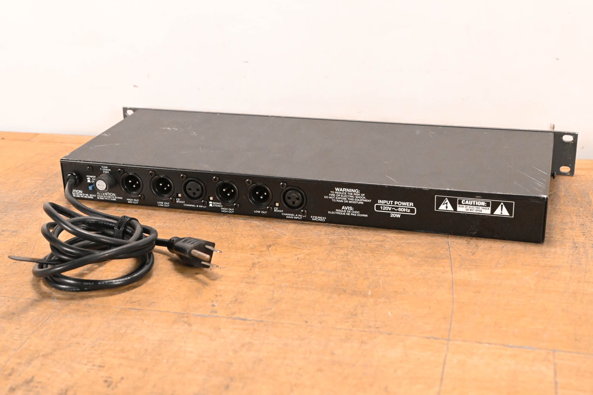 TDM Design 24CX-2 Stereo 2-Way Electronic Crossover