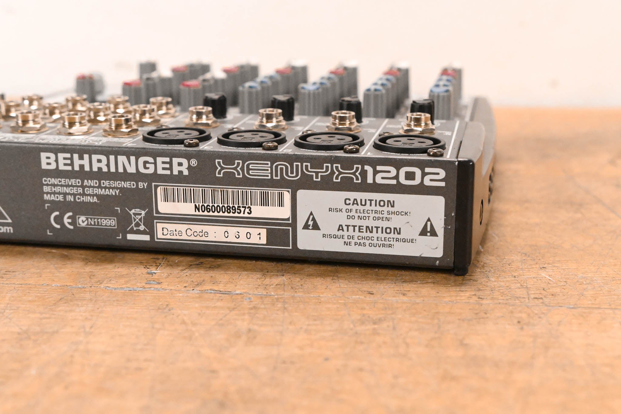 Behringer XENYX 1202 12-Input 2-Bus Mixer (NO POWER SUPPLY)