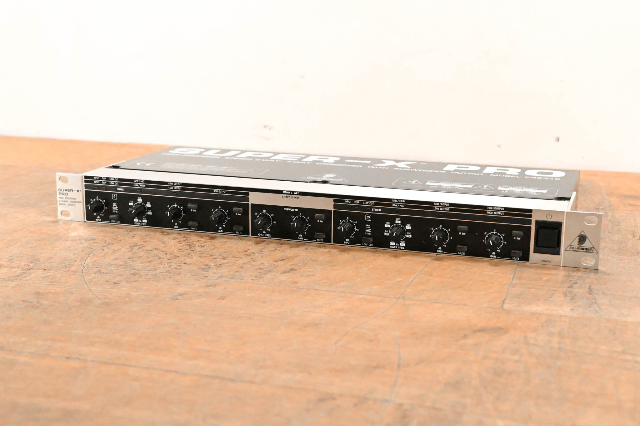 Behringer SUPER-X PRO CX2310 Stereo 2-Way/Mono 3-Way Crossover