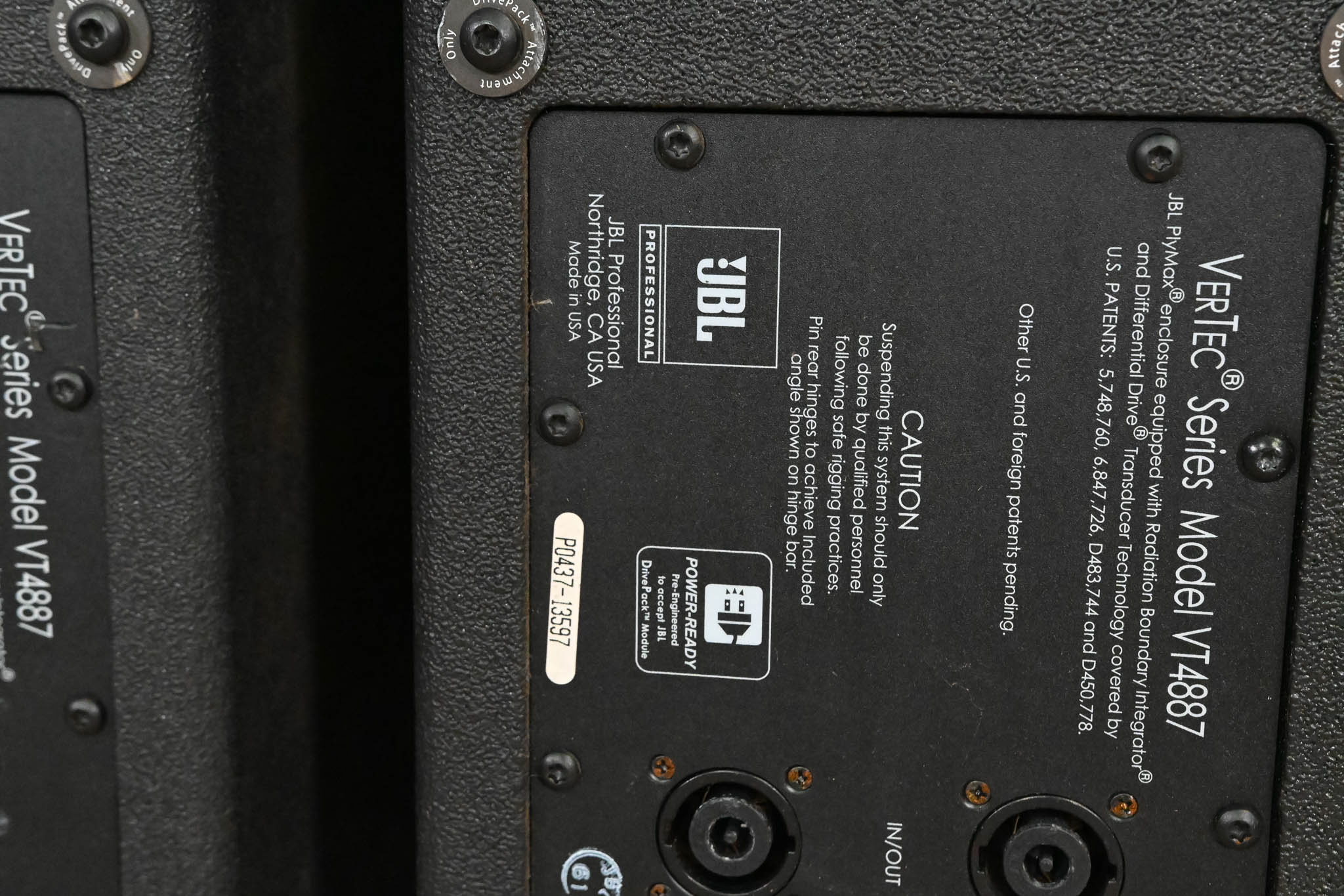 JBL VT4887 Compact Bi-Amplified 3-Way Line Array Element (PAIR)