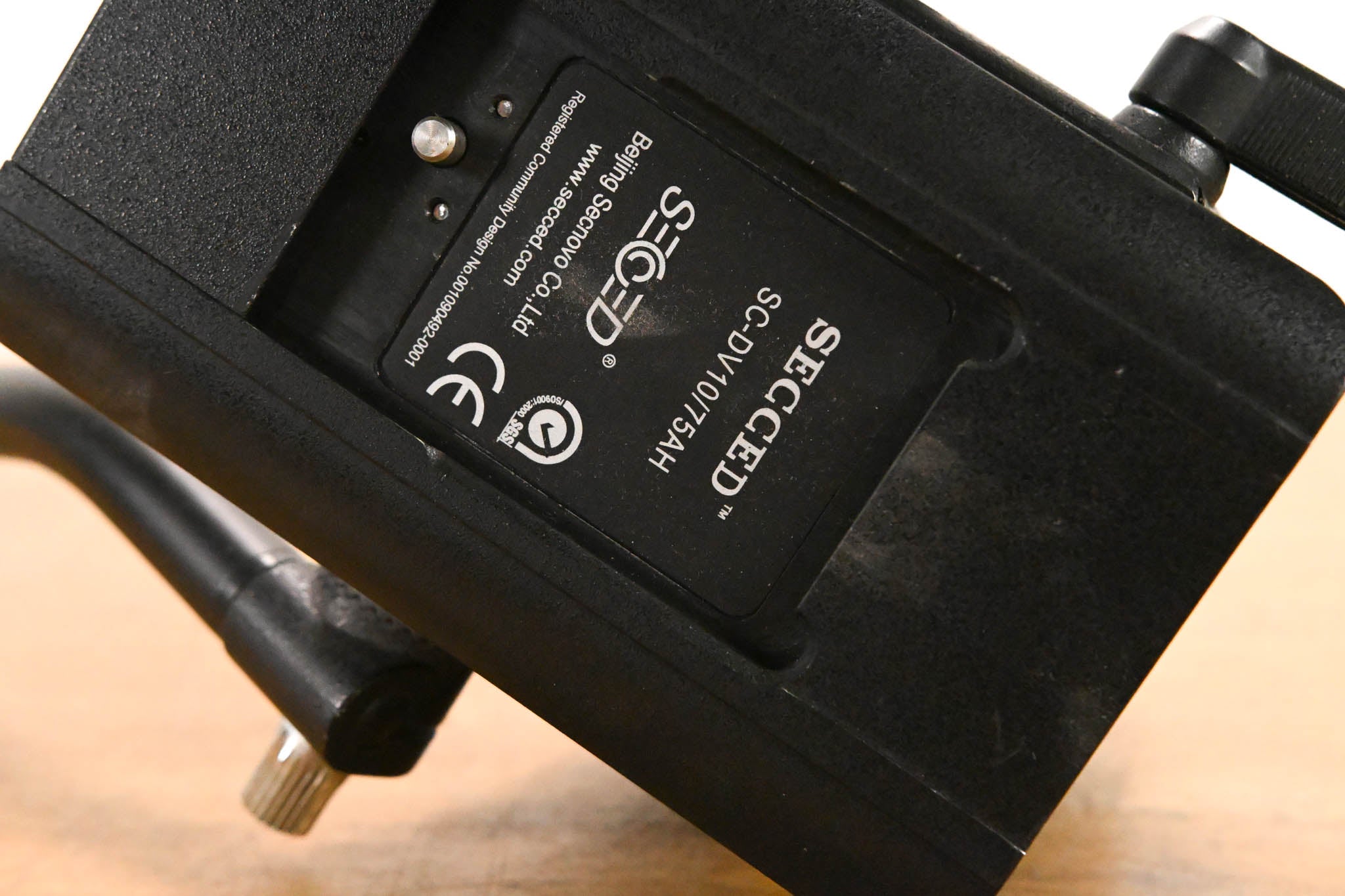 Secced SC-DV10/75AH 75mm Fluid Video Head w/ Dual Pan Bars