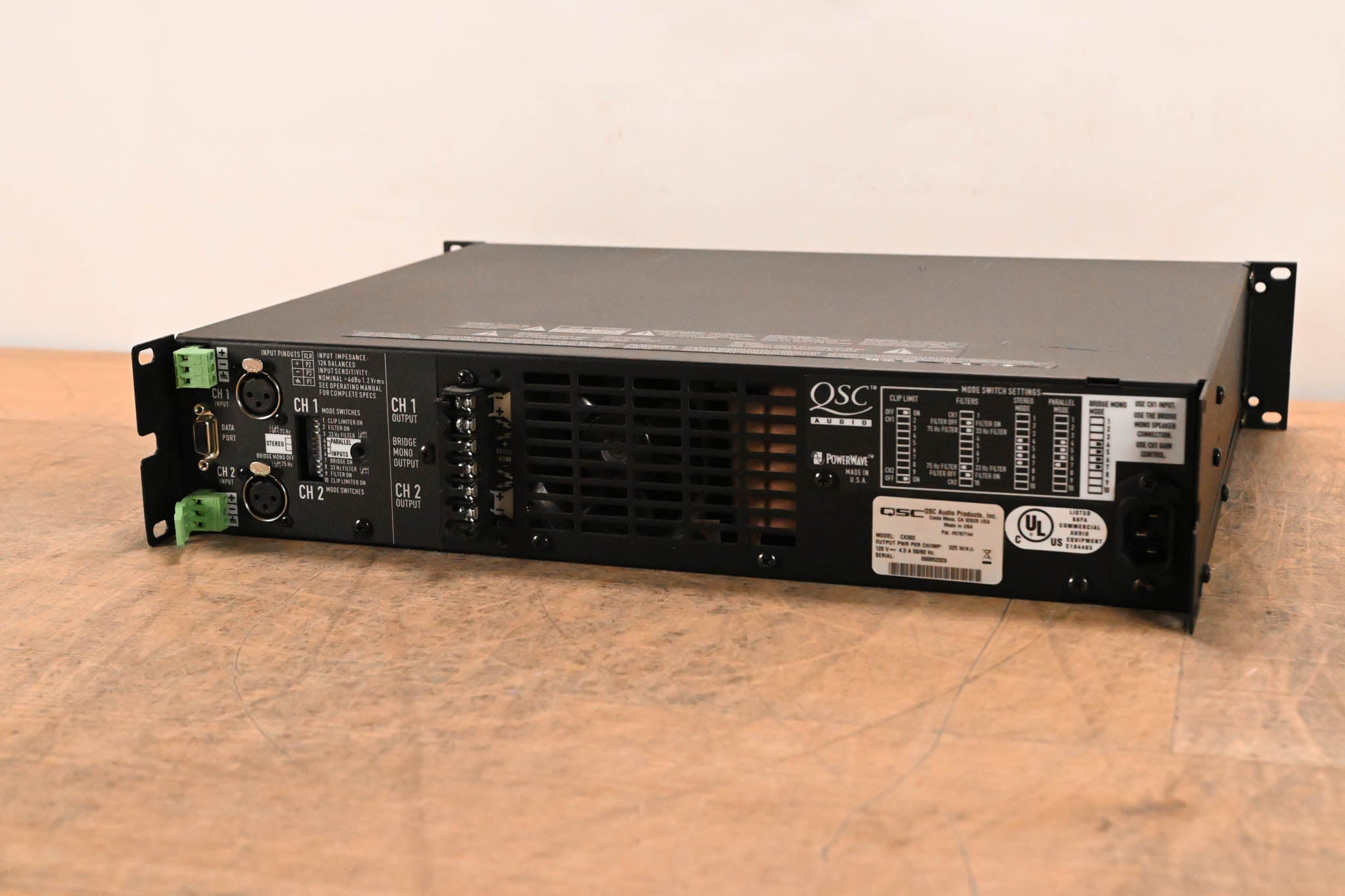 QSC CX302 2-Channel Power Amplifier