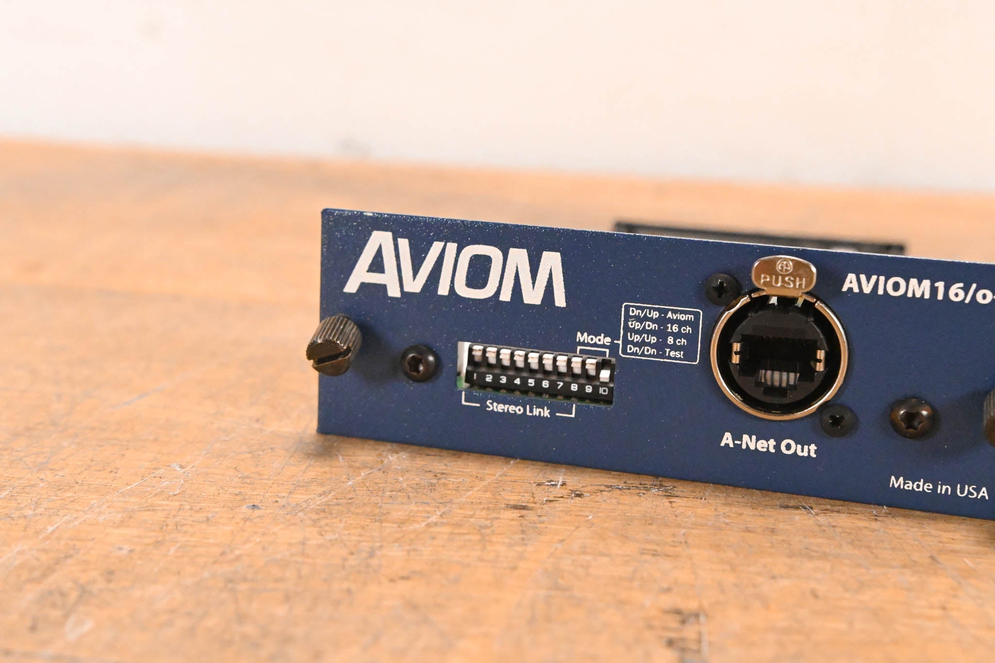 Aviom 16/o-Y1 A-Net Card for Yamaha Digital Products