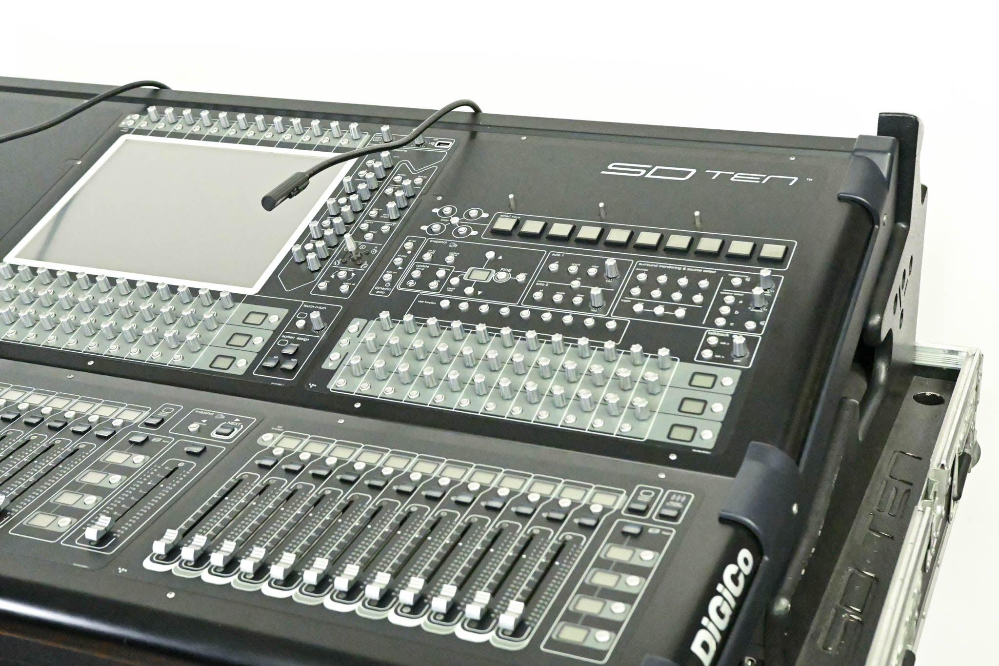 DiGiCo SD10 Digital Mixing Console w/ Waves Card, ST Optical & Road Case