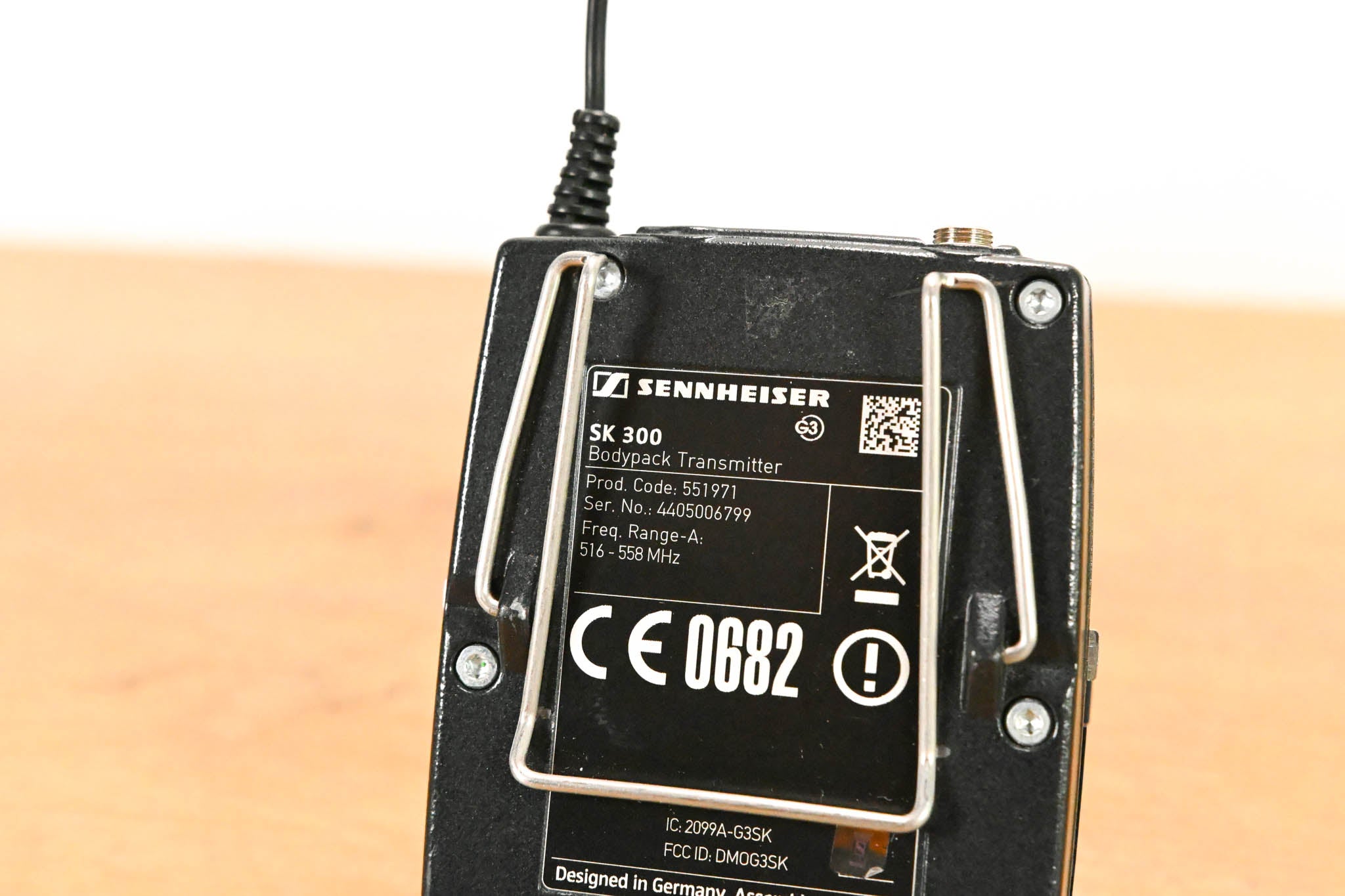 Sennheiser ew 300 G3 Bodypack Wireless System - A Range NO POWER SUPPLY
