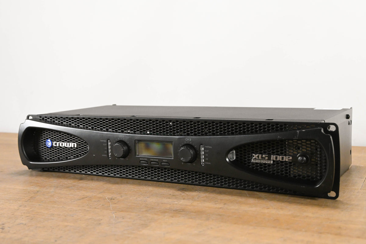 Crown XLS 1002 Two-Channel, 350W @ 4Ω Power Amplifier