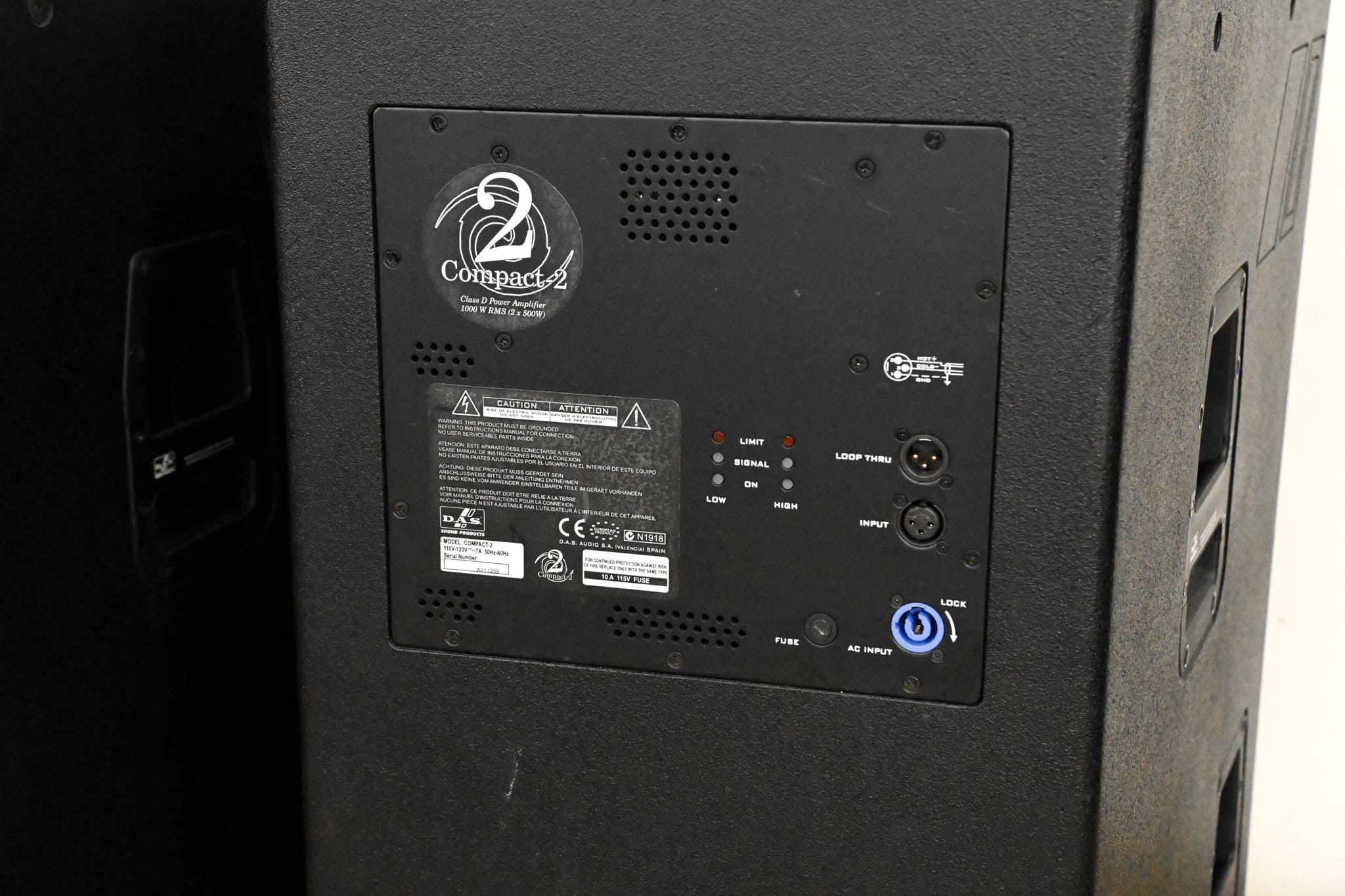 D.A.S. Compact 2 Biamplified 3-Way Loudspeaker System (PAIR)